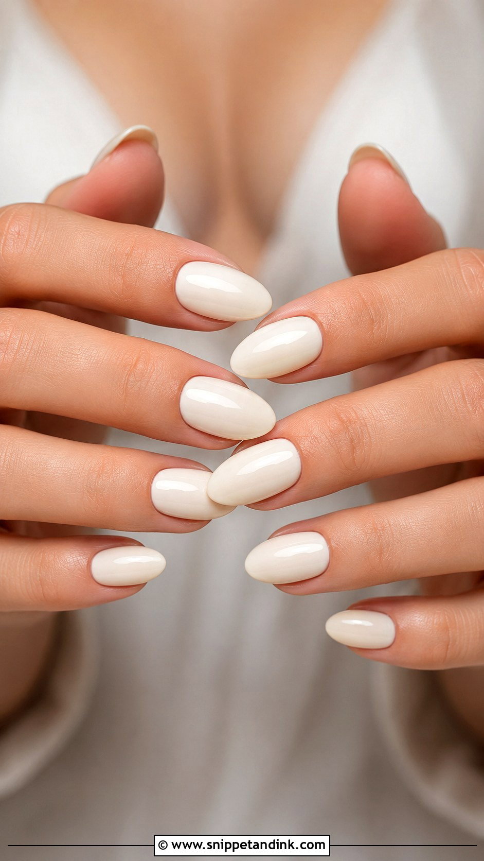 Ivory Wedding Nails - Snippet and Ink - 20 Basic Wedding Nails