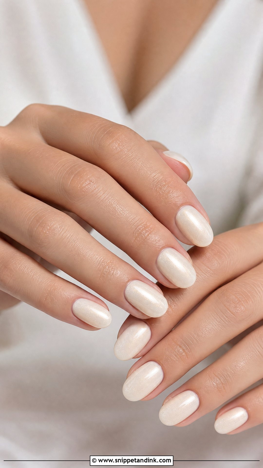 Ivory Wedding Nails - Snippet and Ink - 25 Elegant Wedding Nails