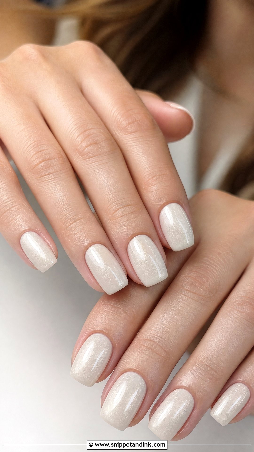 Ivory Wedding Nails - Snippet and Ink - 25 Wedding Nail Art Design Ideas