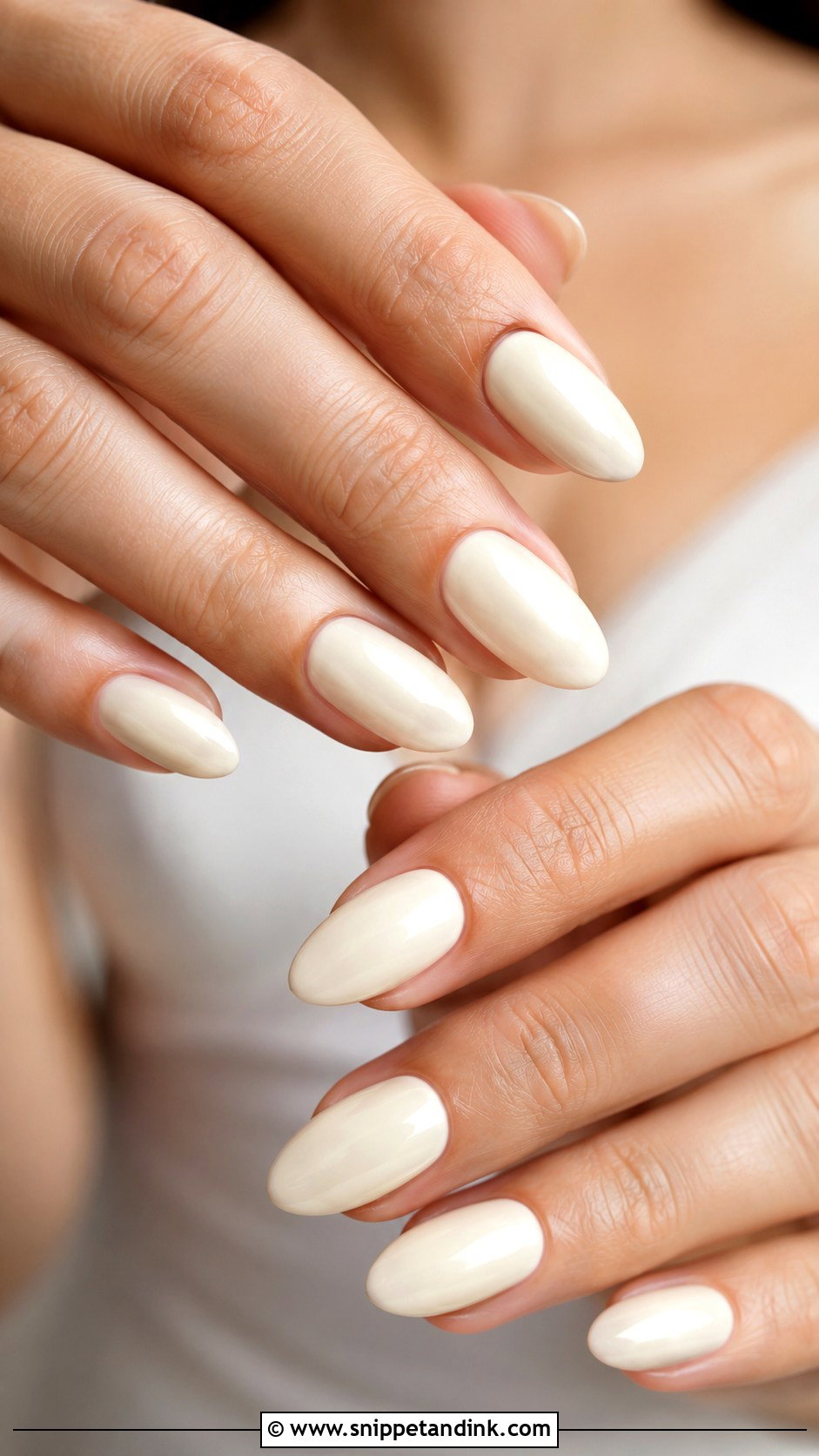 Ivory Wedding Nails - Snippet and Ink - 20 Classic Wedding Nails for Bride