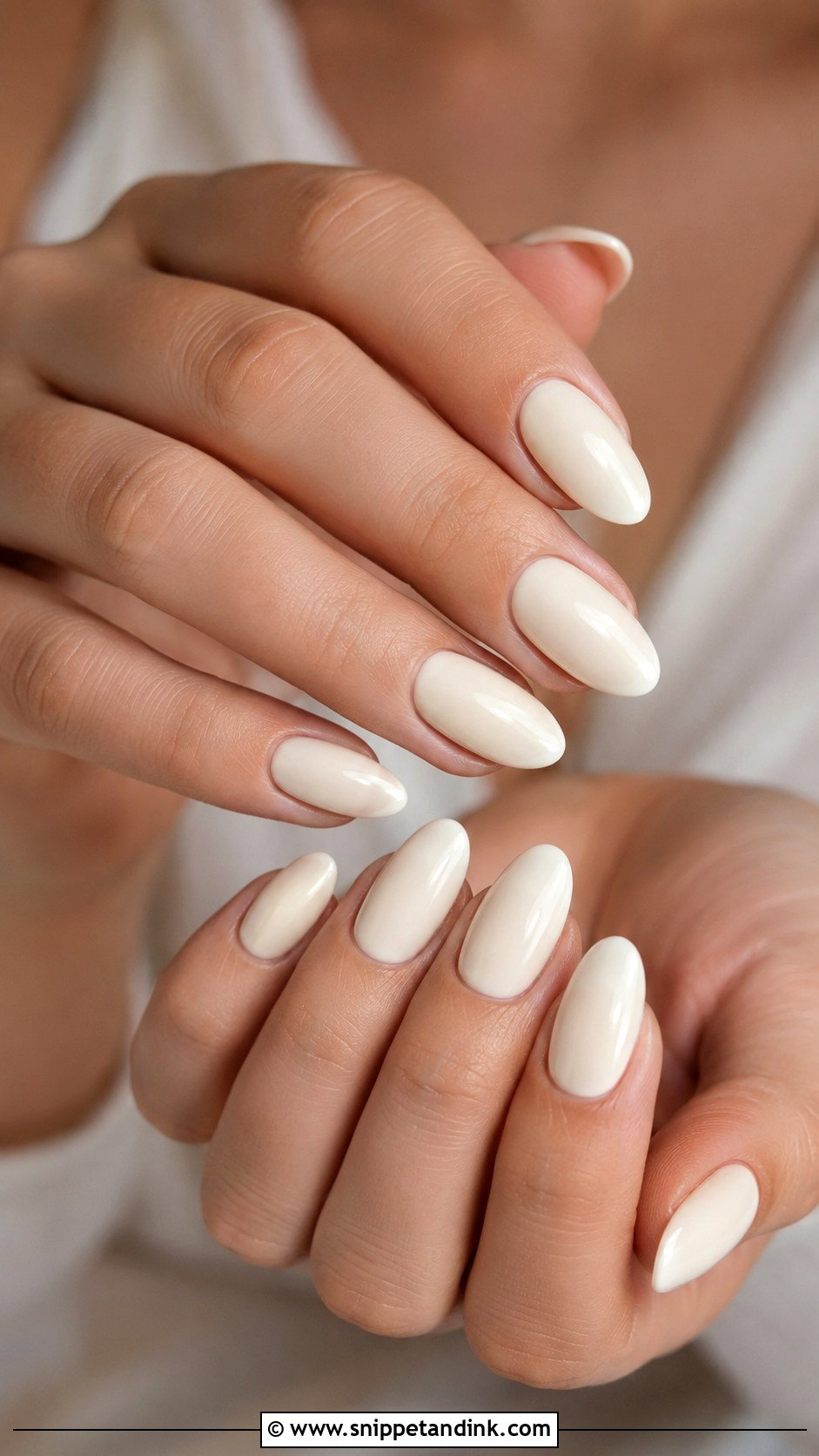 Ivory Wedding Nails - Snippet and Ink - 30 Simple Wedding Nails for Bride