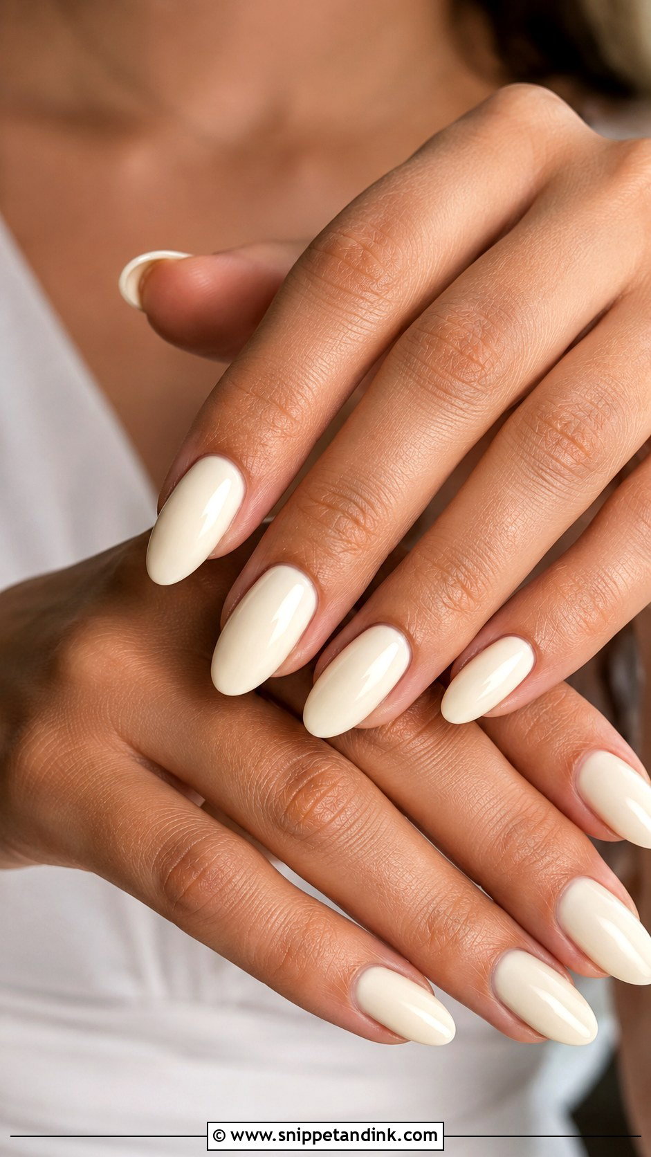 Ivory Wedding Nails - Snippet and Ink - 30 Wedding Nails Ideas