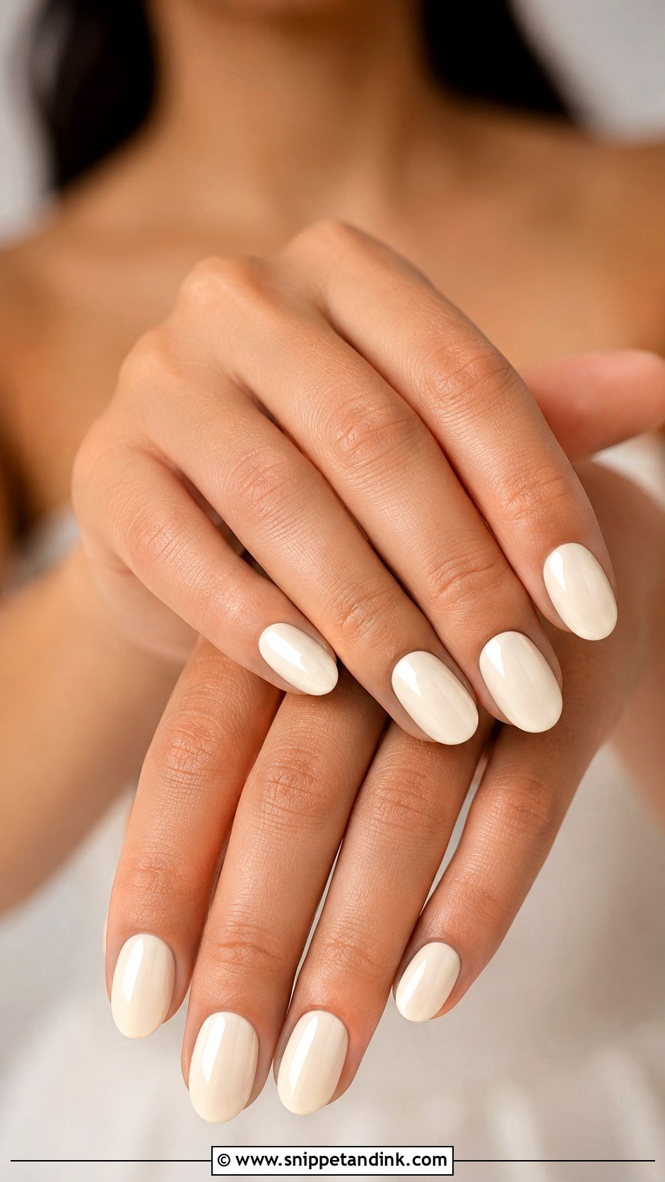 Ivory Wedding Nails - Snippet and Ink - 20 Classy Nails for Wedding