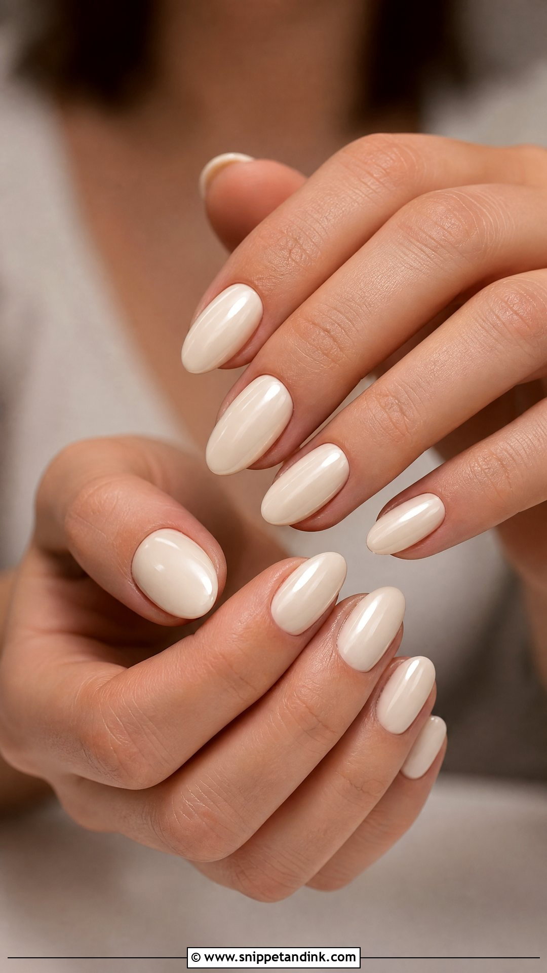 Ivory Wedding Nails - Snippet and Ink - 35 Nails for Wedding