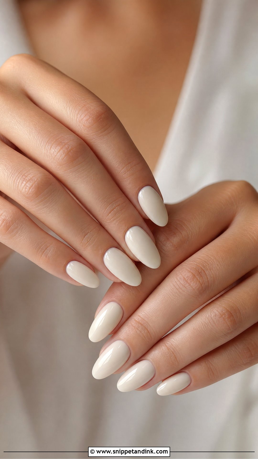 Ivory Wedding Nails - Snippet and Ink - 35 Wedding Nails Design