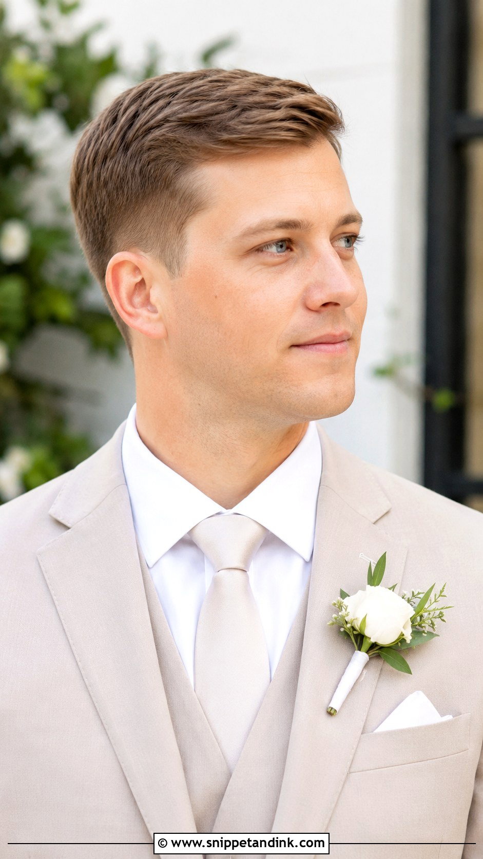 Ivy League Cut - Snippet and Ink - 20 Mens Wedding Hairstyles