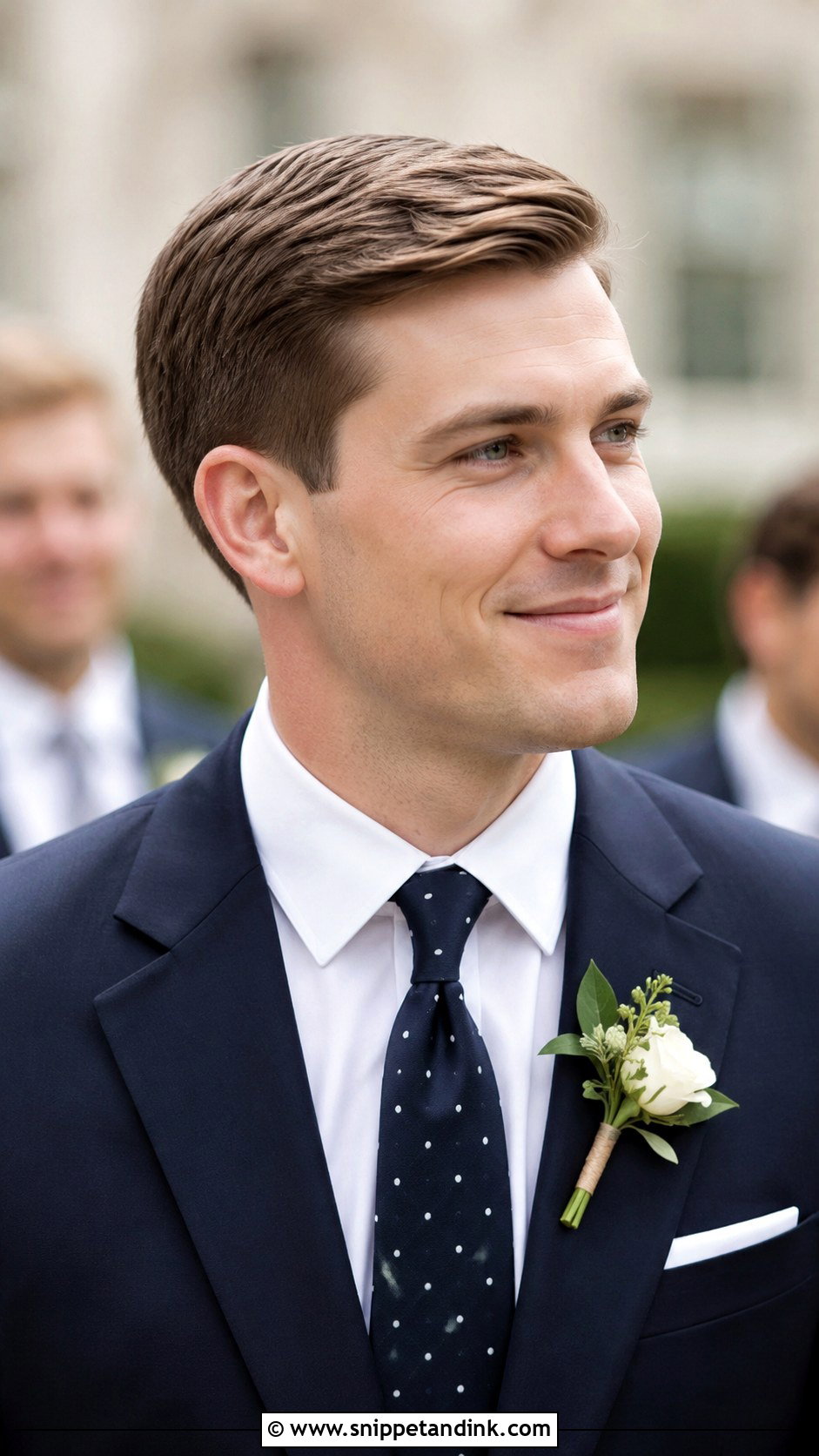 Ivy League Haircut - Snippet and Ink - 25 Wedding Hairstyles for Men