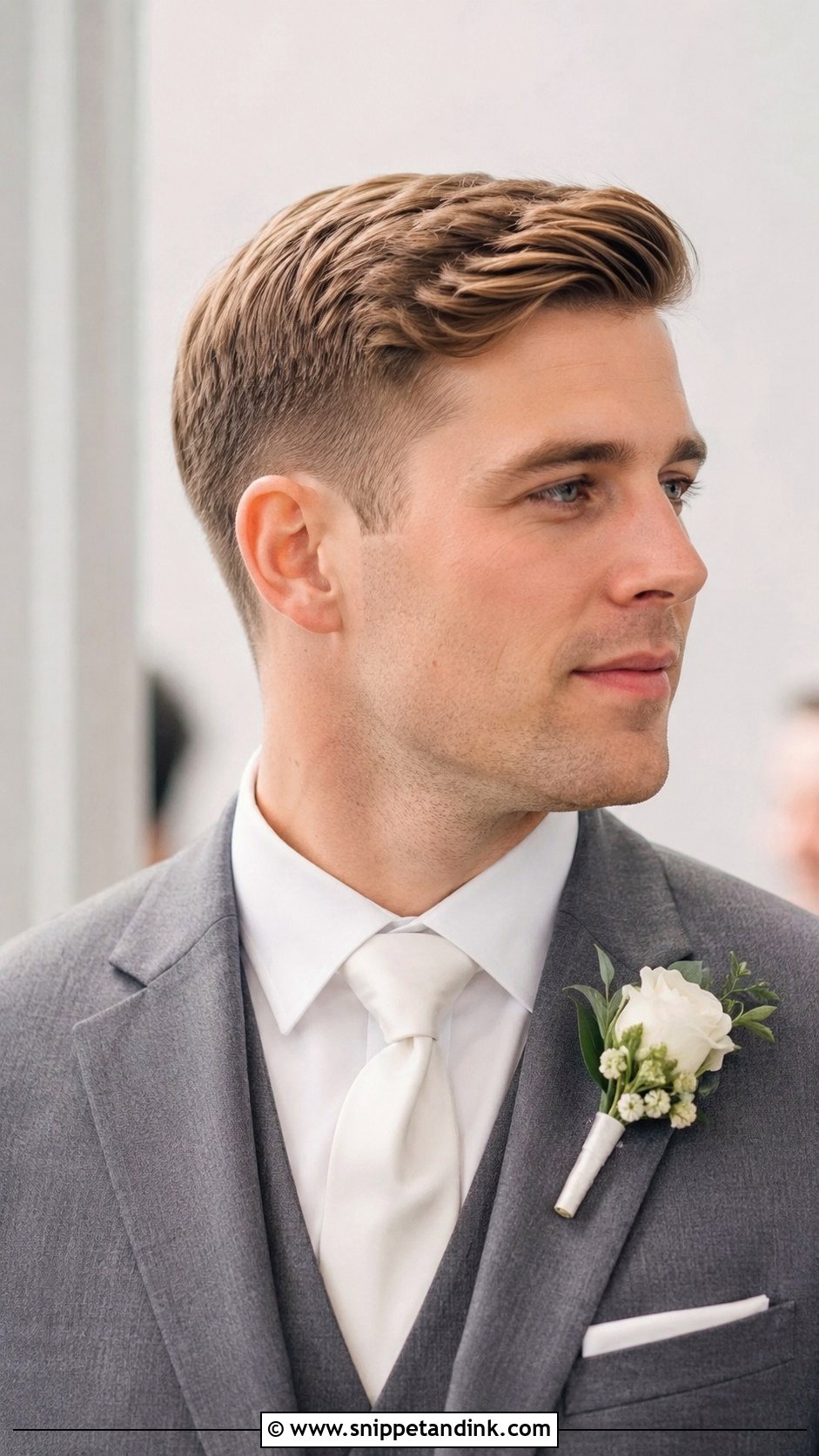 Ivy League Haircut - Snippet and Ink - 25 Groom Haircut Ideas