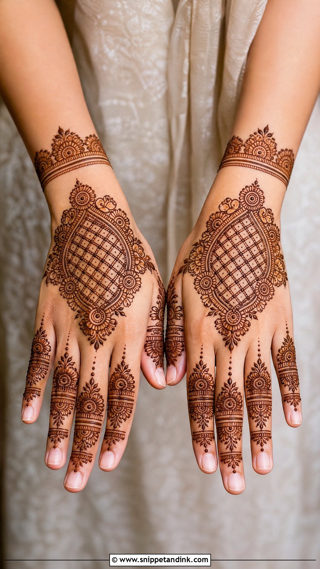 Jaali Baat Pakki Mehndi Design - Snippet and Ink - 30 Baat Pakki Mehndi Design Ideas