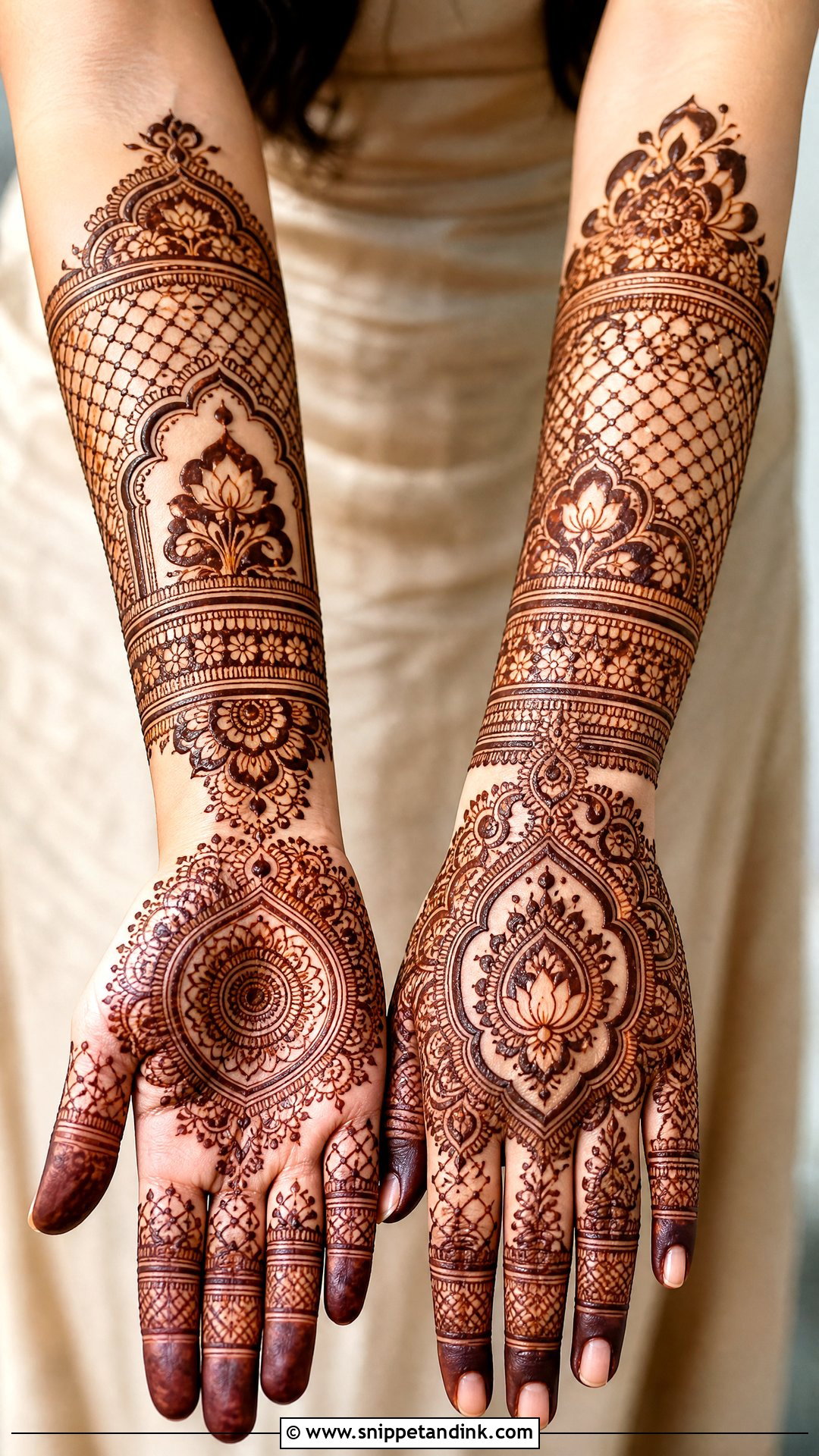 Jaali Barat Mehndi Design - Snippet and Ink - 20 Barat Mehndi Design Ideas
