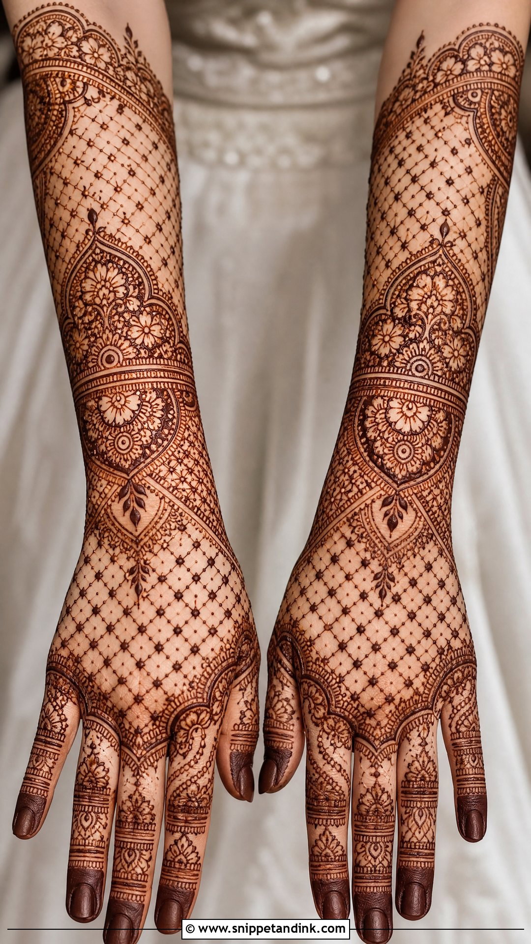 Jaali Bridal Mehandi Design - Snippet and Ink - 30 Latest Bridal Mehandi Designs