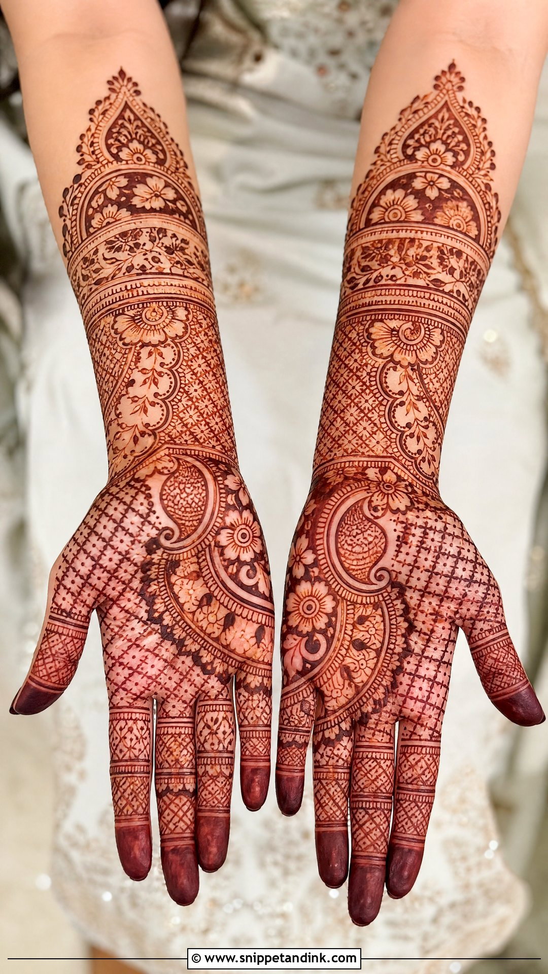 Jaali Bridal Mehndi - Snippet and Ink - 25 Mehandi Look for Bride Ideas