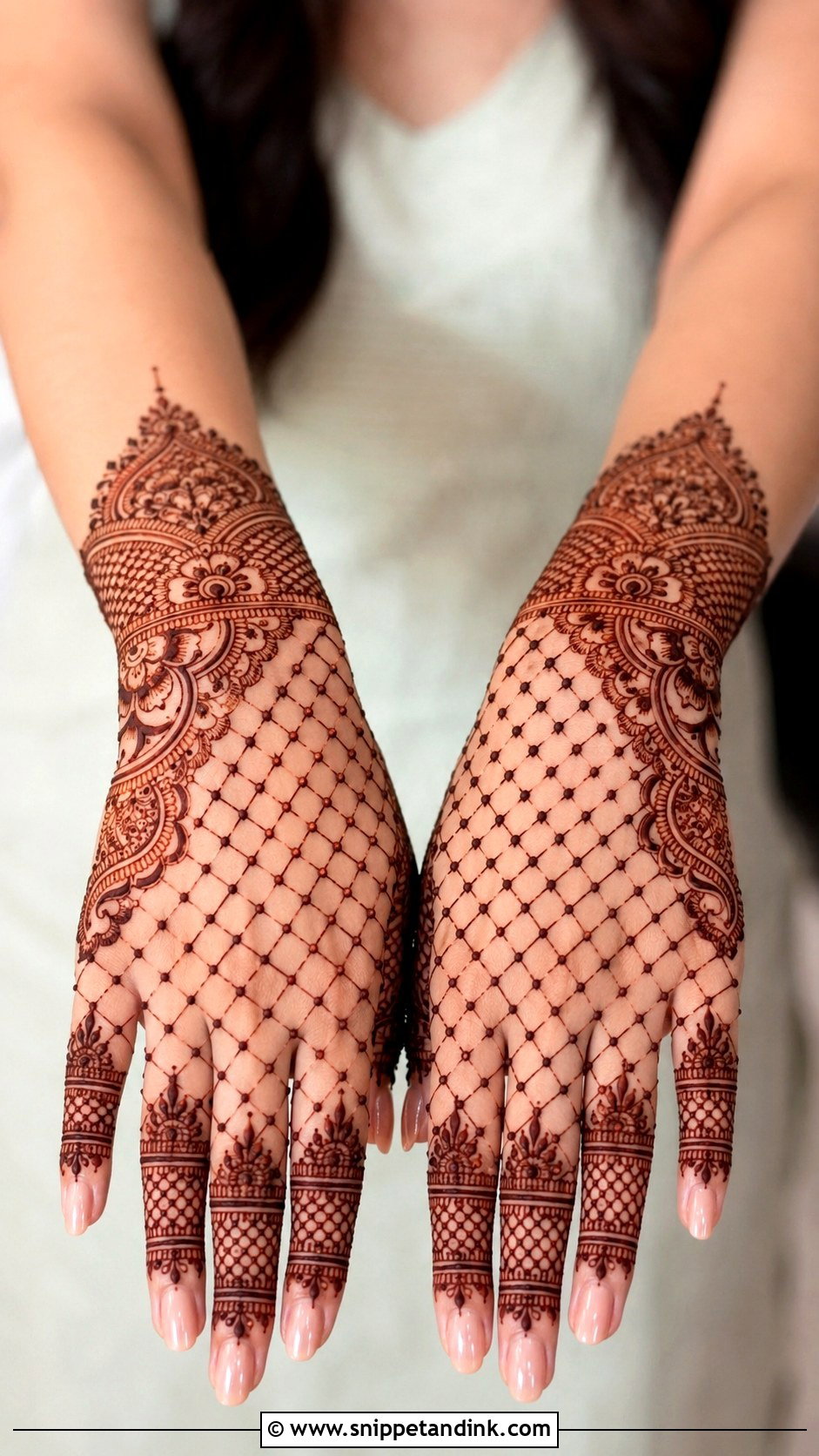 Jaali Bridal Mehndi Back Hand - Snippet and Ink - 30 Bridal Mehndi Designs Back Hands Brides