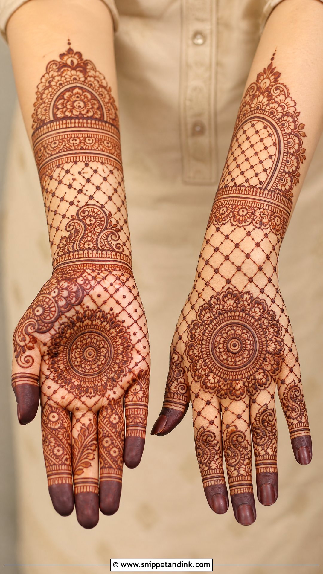 Jaali Bridal Mehndi Design - Snippet and Ink - 20 Beautiful Bridal Mehndi Designs