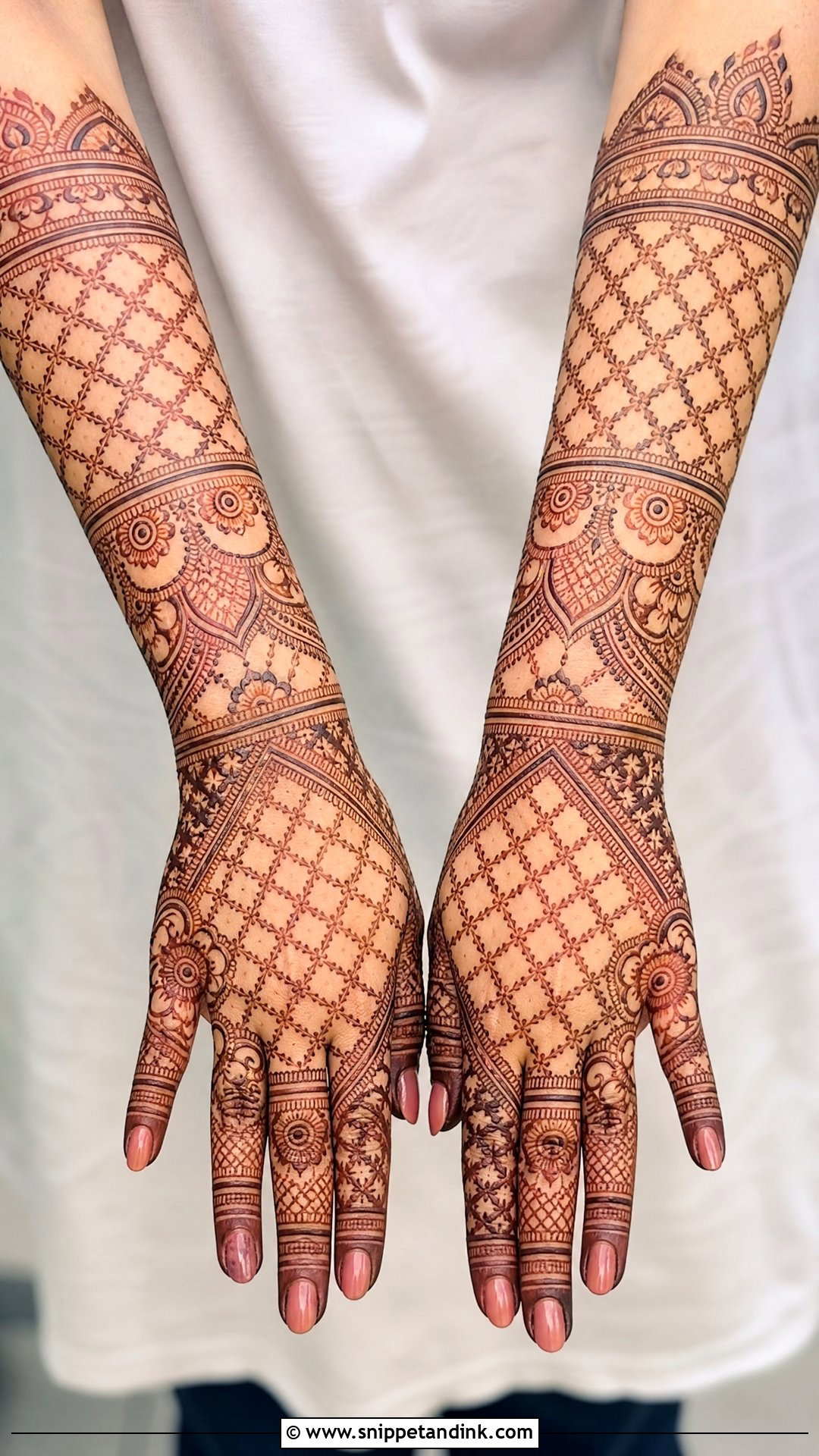 Jaali Bridal Mehndi Design - Snippet and Ink - 20 Indian Mehandi Design for Bridal Ideas