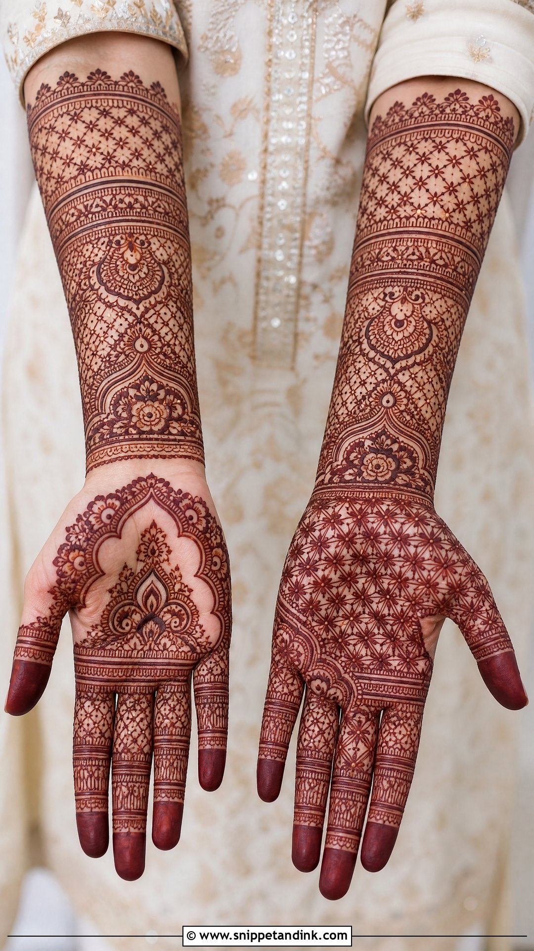 Jaali Bridal Mehndi Design - Snippet and Ink - 20 Indian Wedding Mehndi Designs