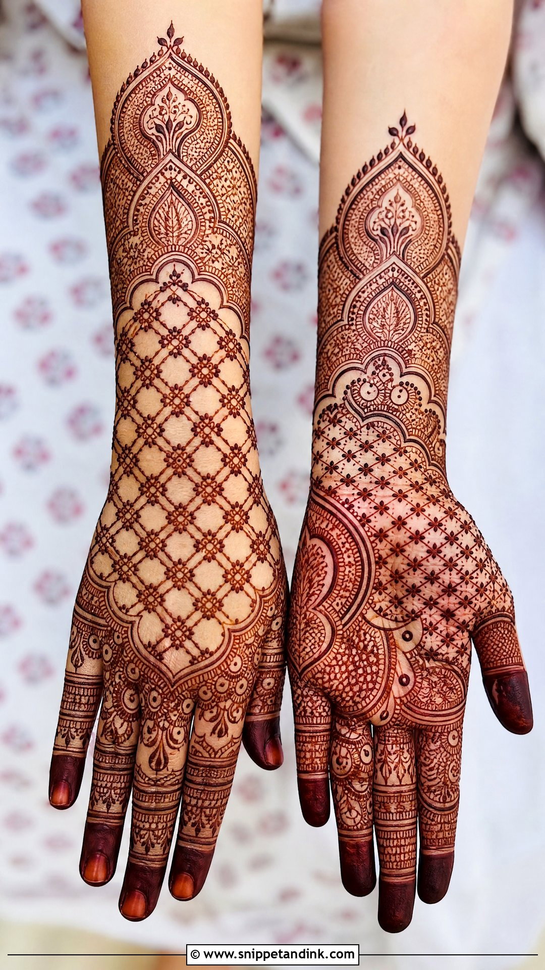 Jaali Bridal Mehndi Design - Snippet and Ink - 20 Mehndi Design for Bridal Ideas