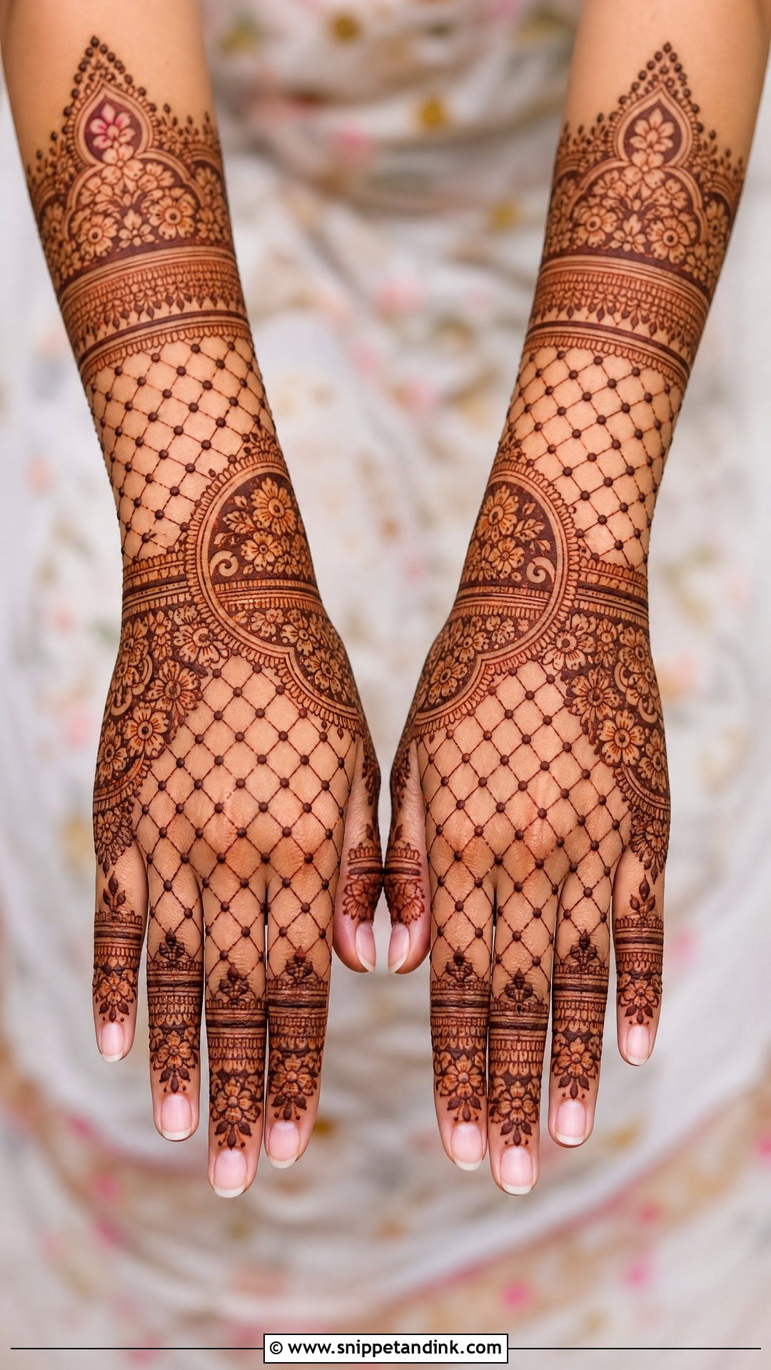 Jaali Bridal Mehndi Design - Snippet and Ink - 20 Mehndi Design for Wedding Ideas