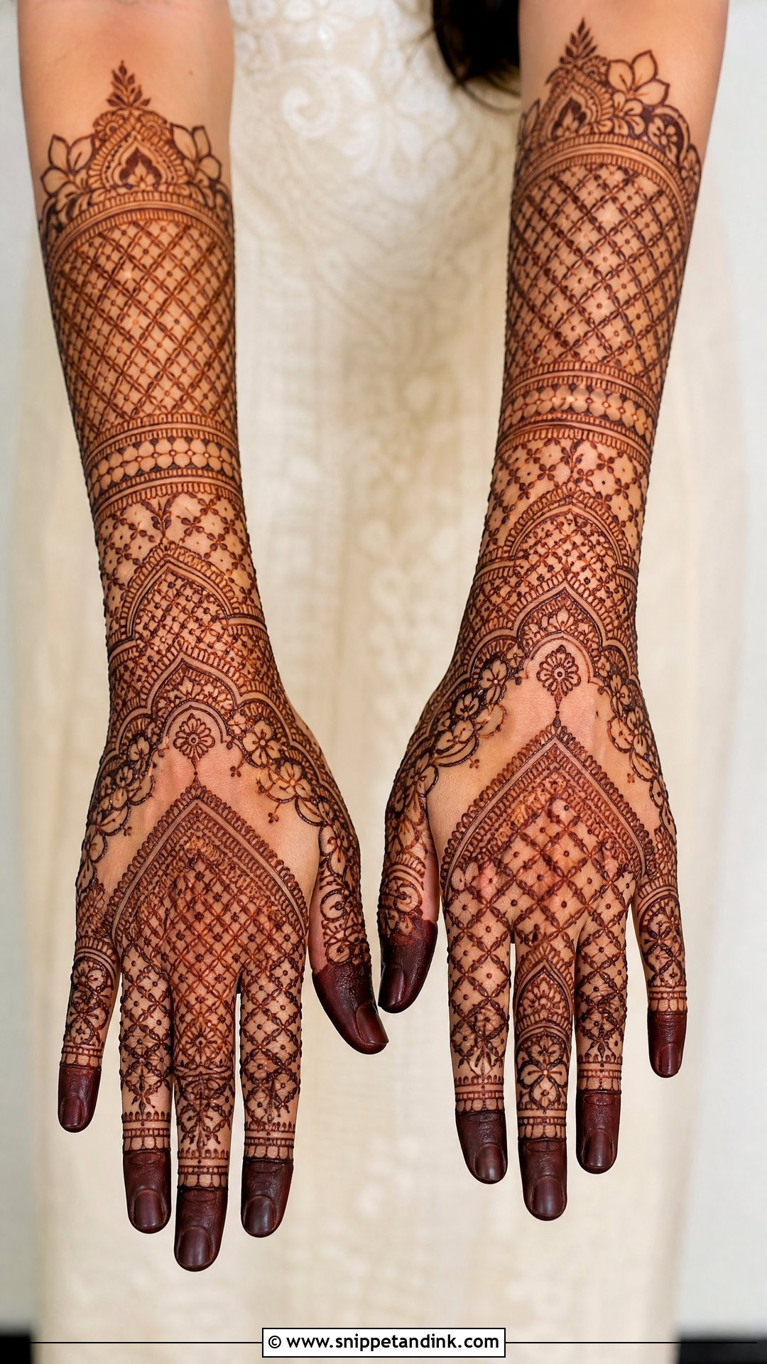 Jaali Bridal Mehndi Design - Snippet and Ink - 20 Trending Bridal Mehndi Designs 2025