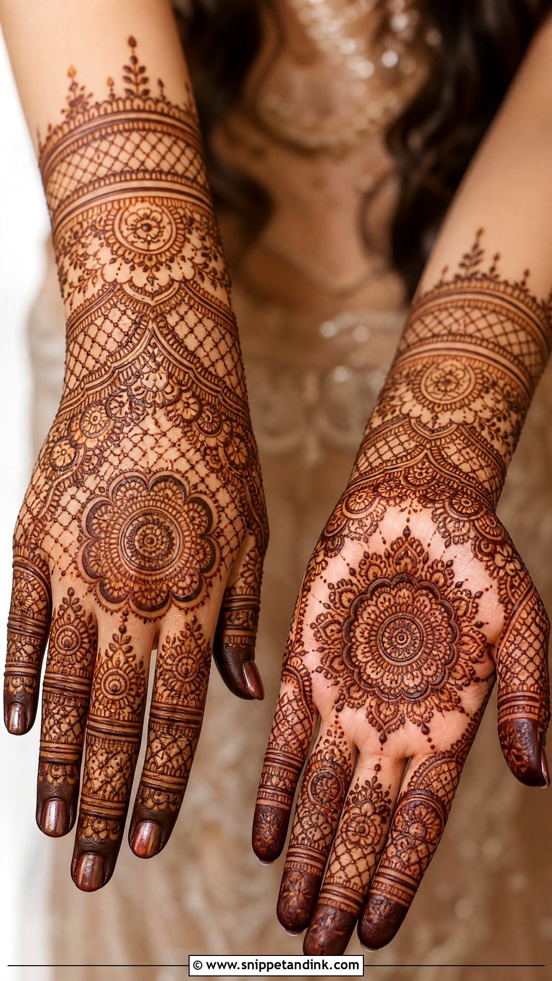 Jaali Bridal Mehndi Design - Snippet and Ink - 20 Unique Bridal Wedding Mehndi Designs