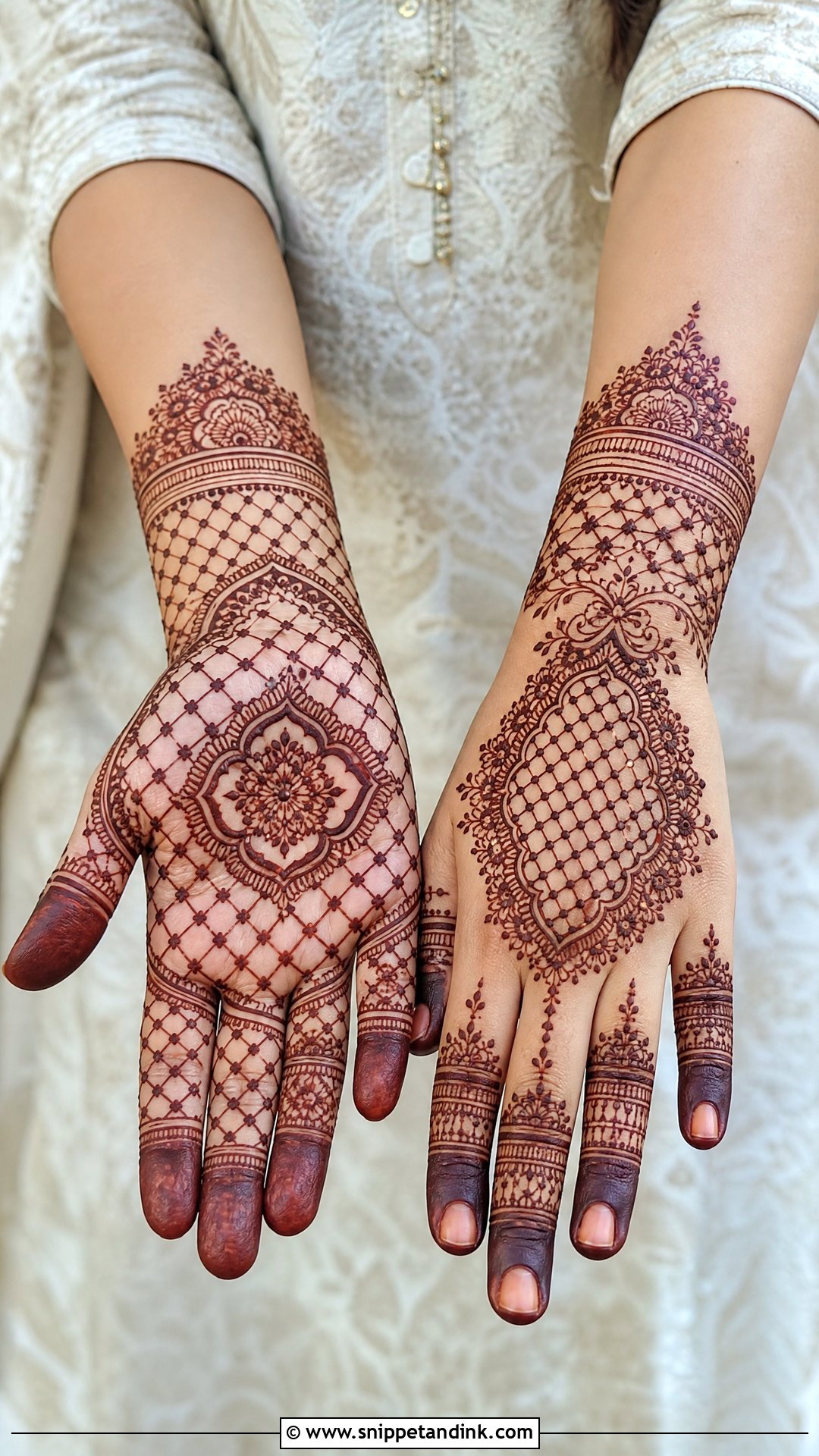 Jaali Bridal Mehndi Design - Snippet and Ink - 20 Wedding Mehndi Designs for Hands