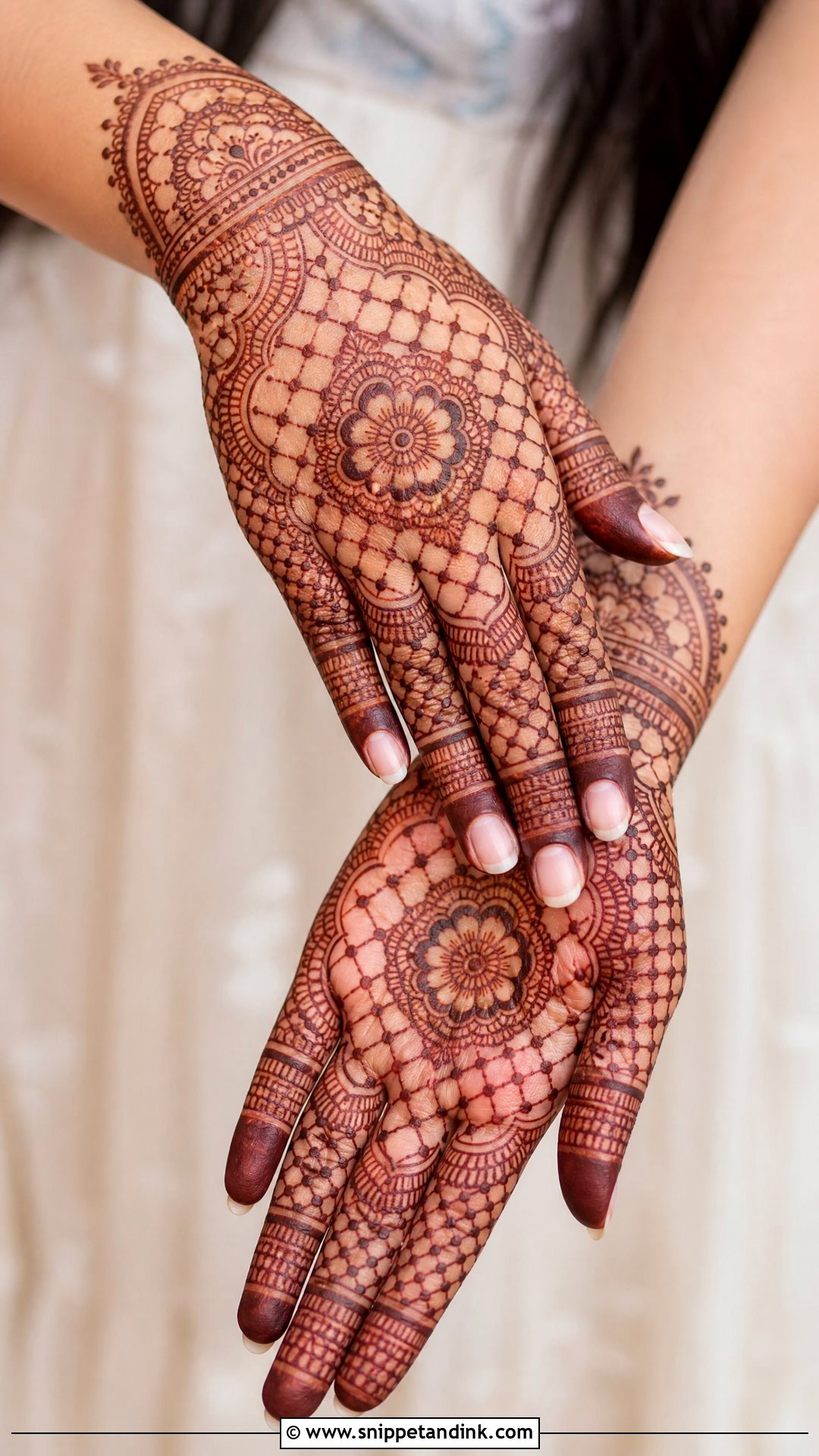 Jaali Bridal Mehndi Design - Snippet and Ink - 25 Bridal Mehndi Design 2025 Ideas