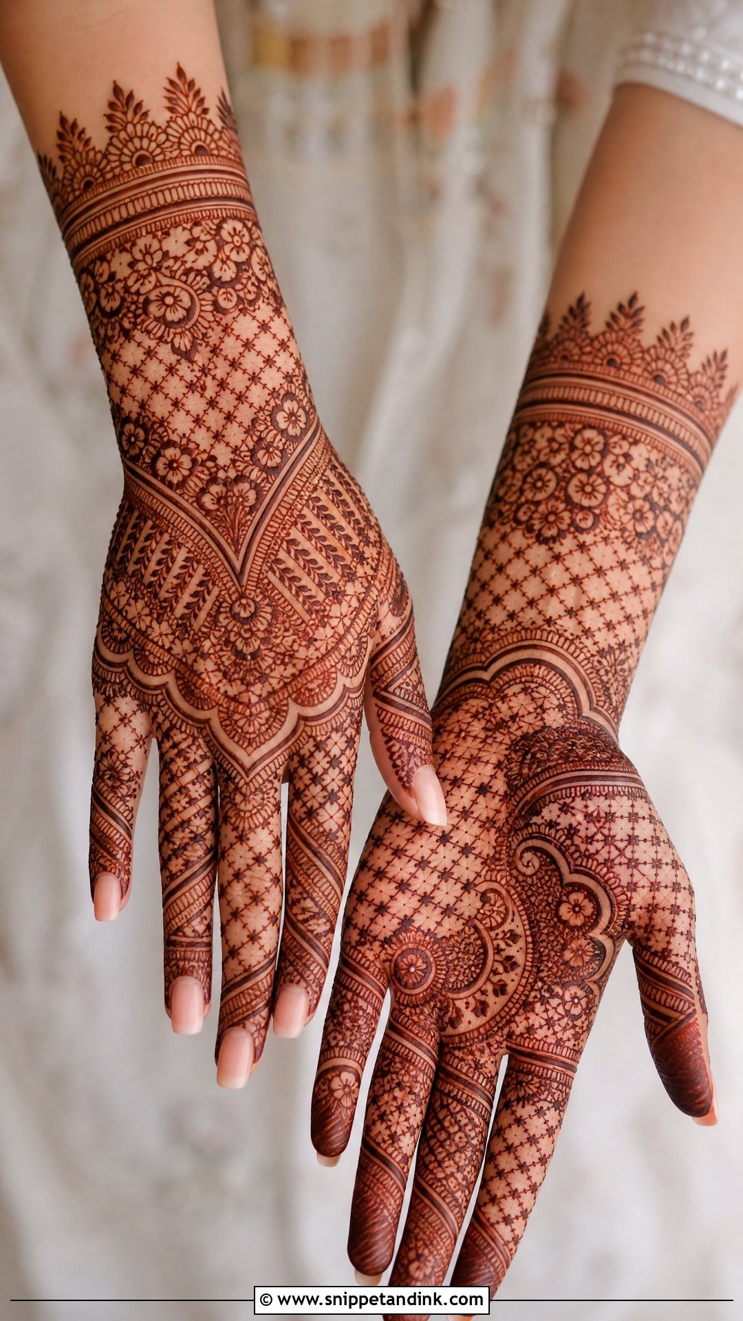 Jaali Bridal Mehndi Design - Snippet and Ink - 25 Bridal Mehndi Designs with Names