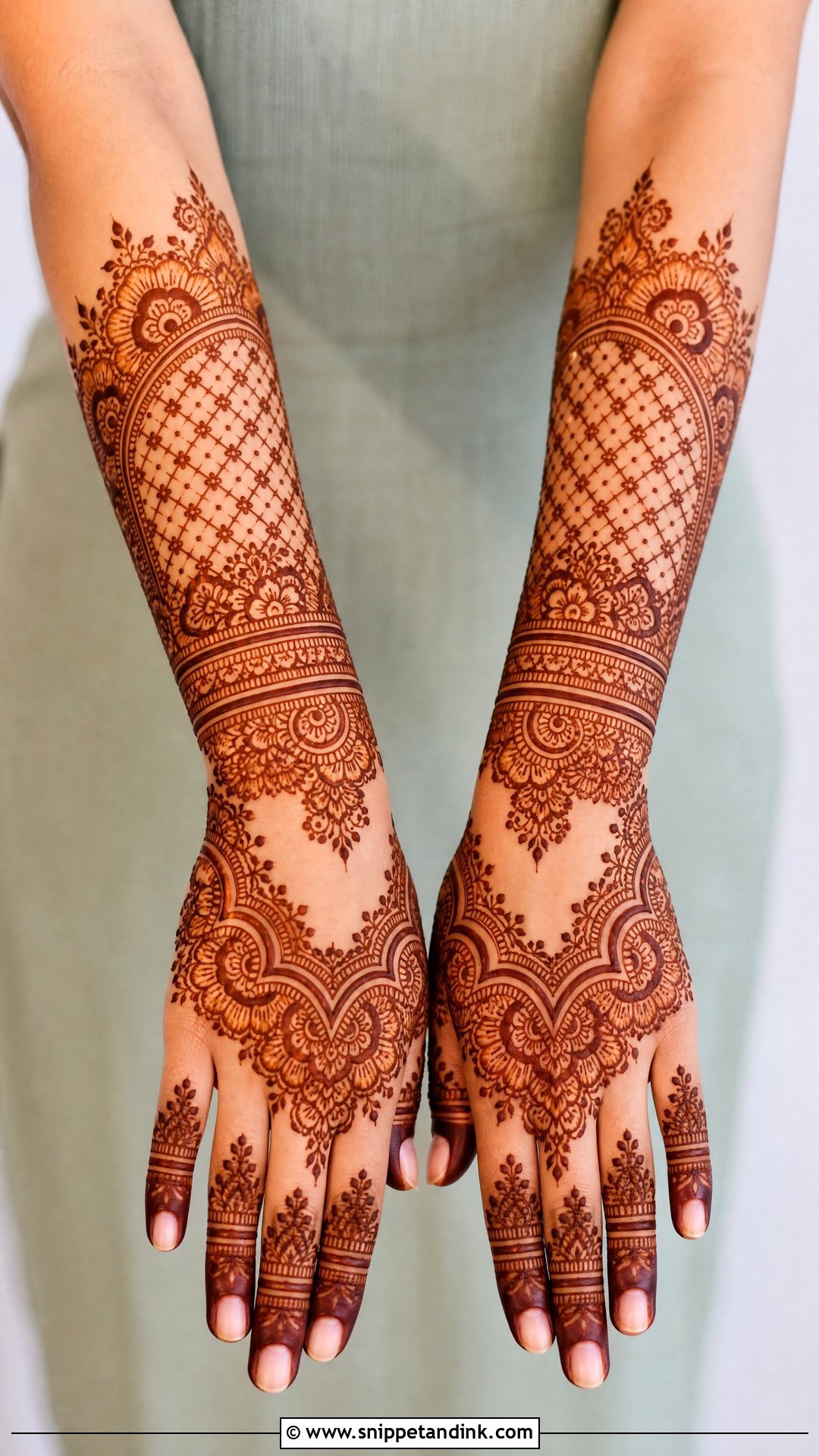 Jaali Bridal Mehndi Design - Snippet and Ink - 20 Bridal Mehndi Design Indian Weddings Ideas