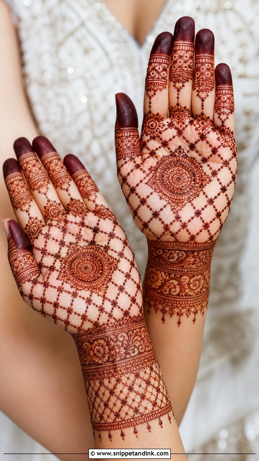 Jaali Bridal Mehndi Design - Snippet and Ink - 30 Indian Bridal Mehndi Designs