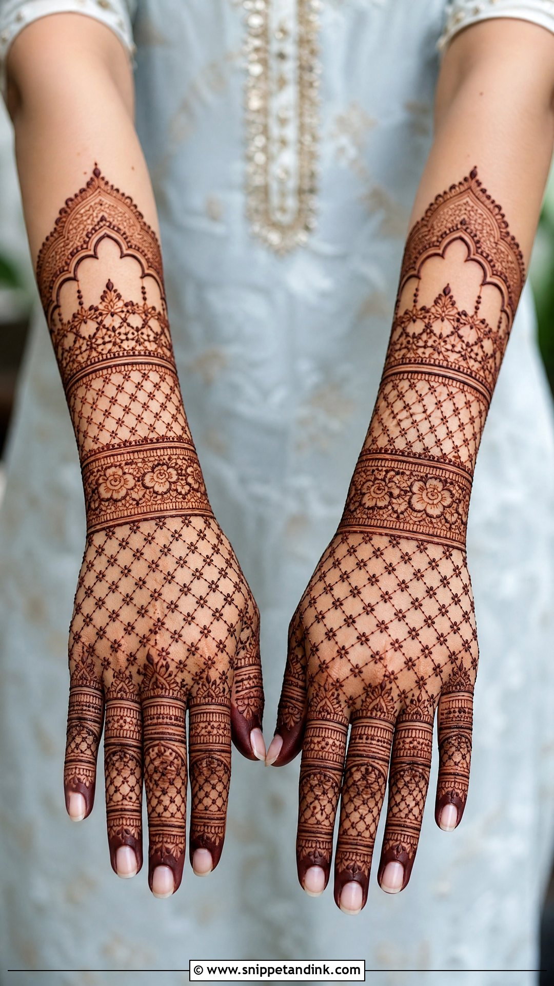 Jaali Bridal Mehndi Design - Snippet and Ink - 30 Unique Bridal Mehndi Designs 2025
