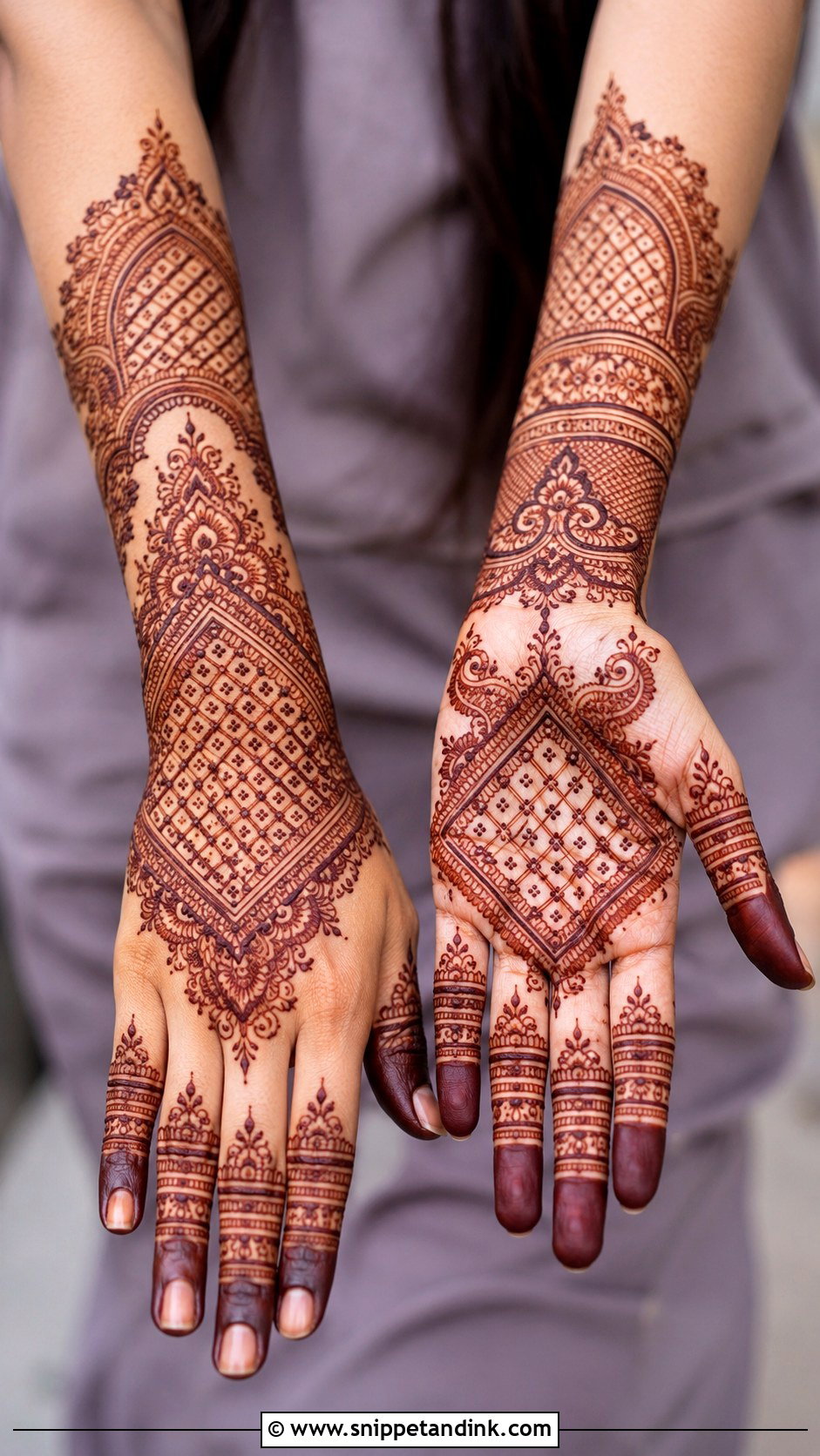 Jaali Bridal Mehndi Design - Snippet and Ink - 35 Latest Bridal Mehndi Designs