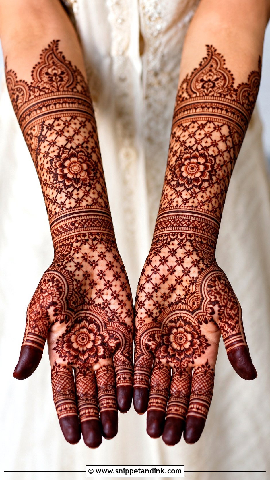 Jaali Bridal Mehndi Design - Snippet and Ink - 35 New Bridal Mehndi Designs