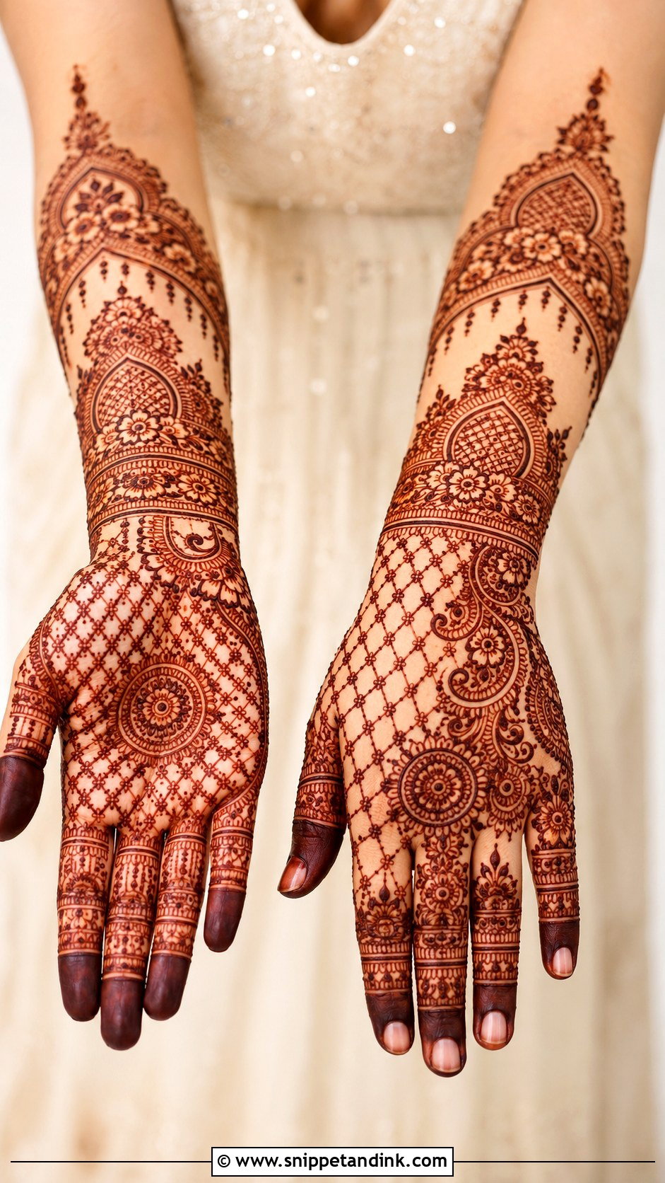 Jaali Bridal Mehndi Design - Snippet and Ink - 35 Unique Bridal Mehndi Designs