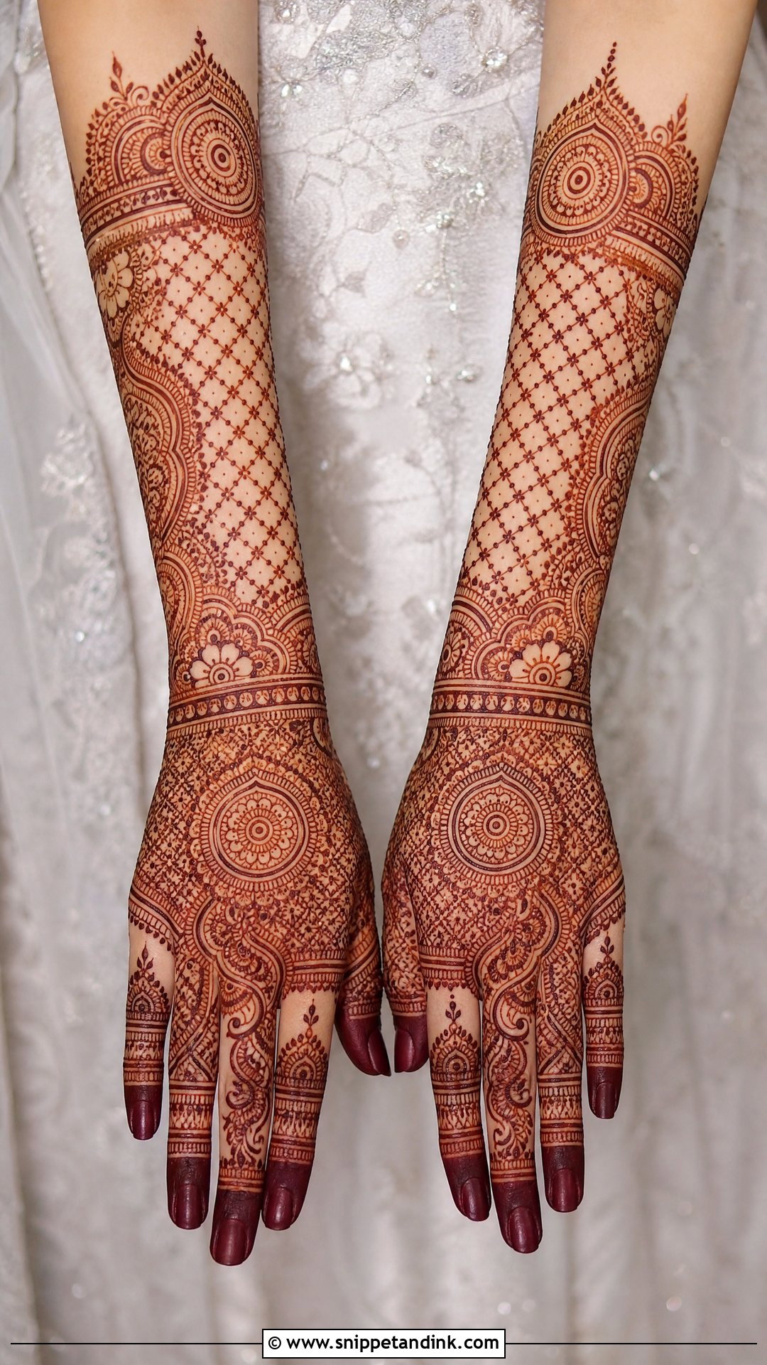 Jaali Bridal Mehndi Design - Snippet and Ink - 20 Bridal Mehndi Designs Figures