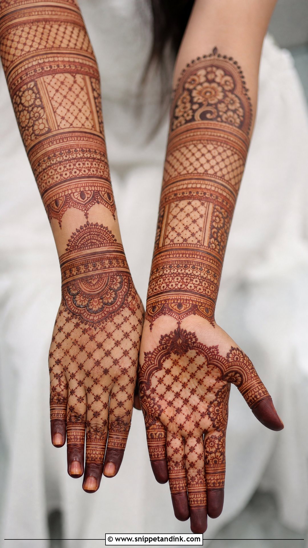 Jaali Bridal Mehndi Design - Snippet and Ink - 20 Bridal Mehndi Mehandi Designs for Hands Brides Indian Weddings