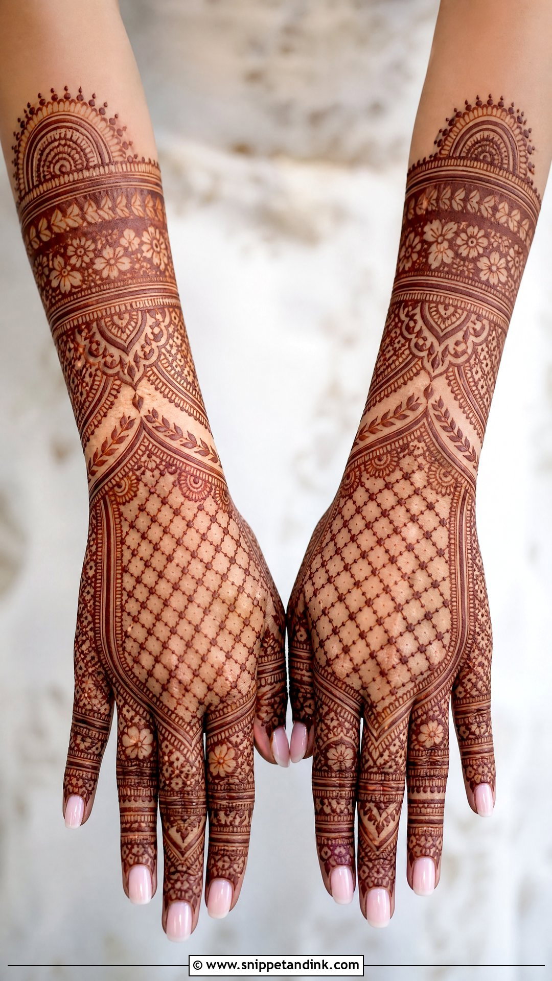 Jaali Bridal Mehndi Design - Snippet and Ink - 20 Bridal Mehndi Startup Design Ideas