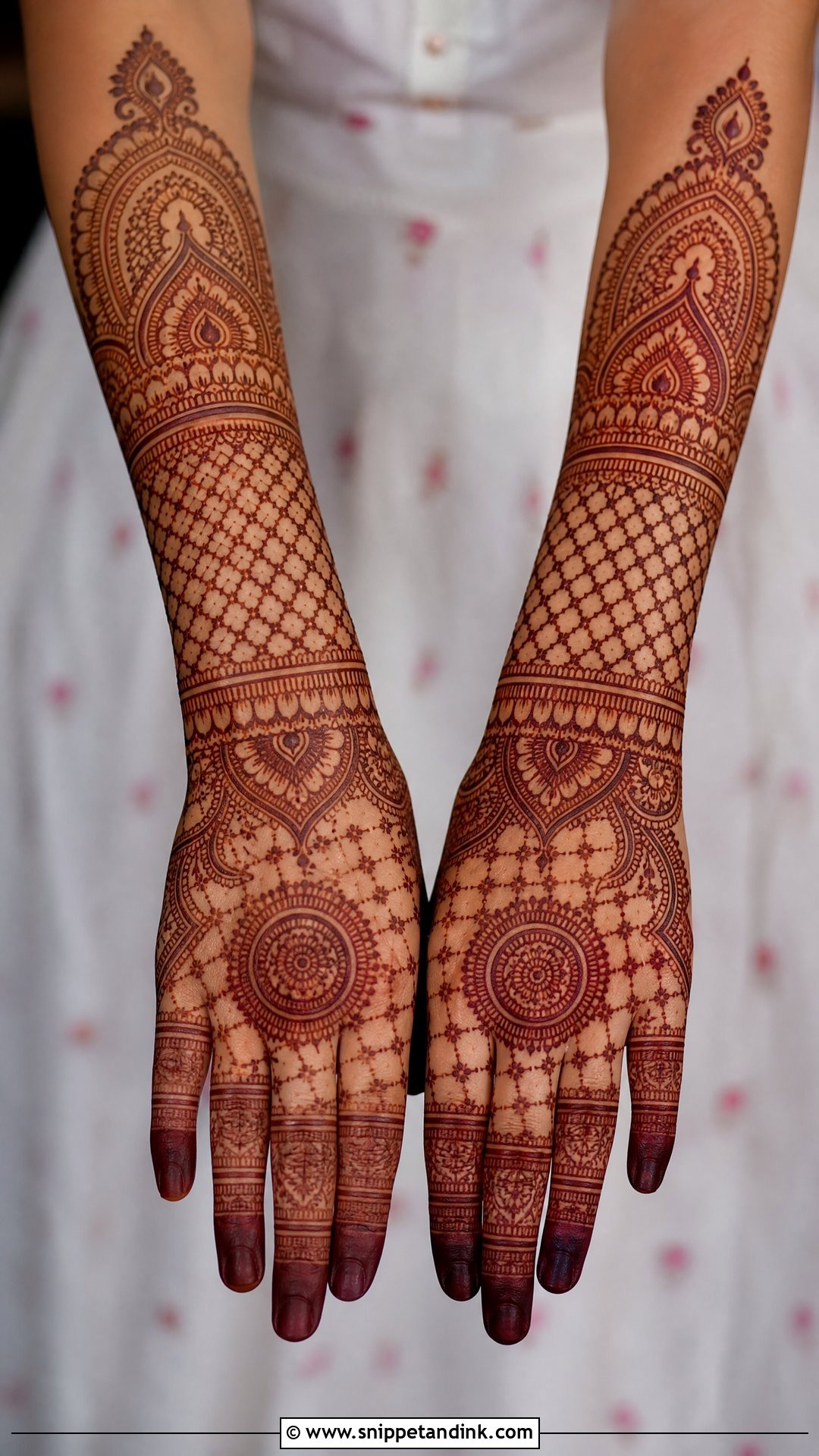 Jaali Bridal Mehndi Design - Snippet and Ink - 20 Bridal Unique Mehndi Design Ideas