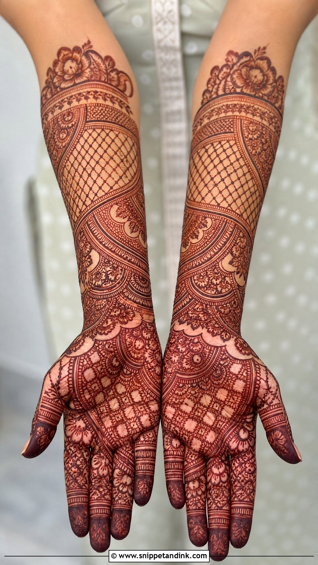 Jaali Bridal Mehndi Full Hands - Snippet and Ink - 20 Bridal Mehndi Designs Full Hands