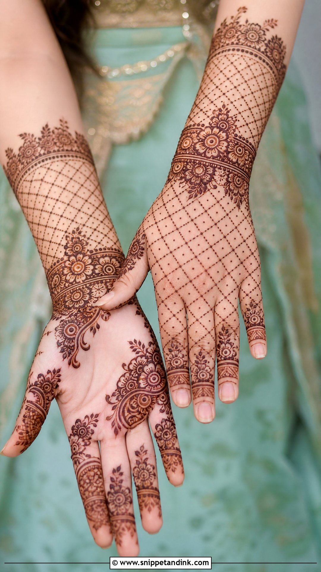 Jaali Bridal Sister Mehndi Design - Snippet and Ink - 25 Bridal Sister Mehndi Design Ideas