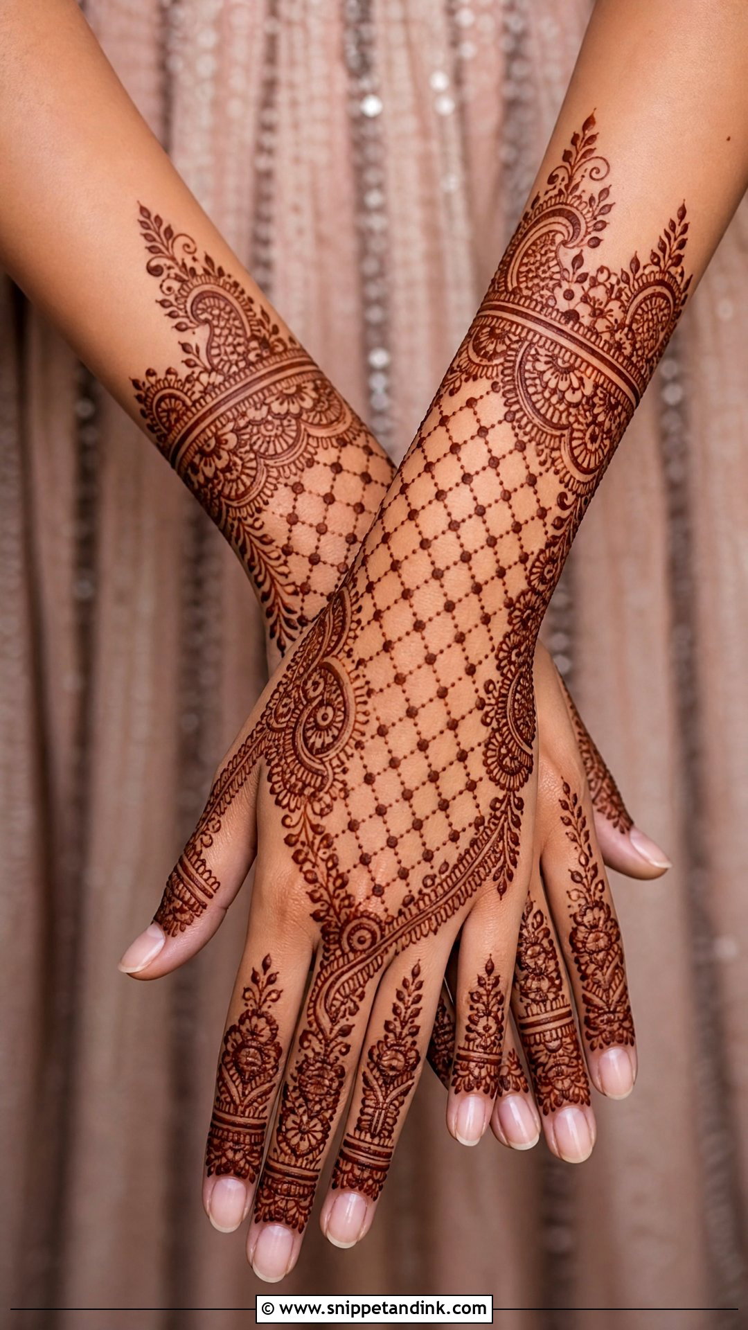 Jaali Bridesmaid Mehndi Design - Snippet and Ink - 25 Mehendi Look for Bridesmaid Ideas