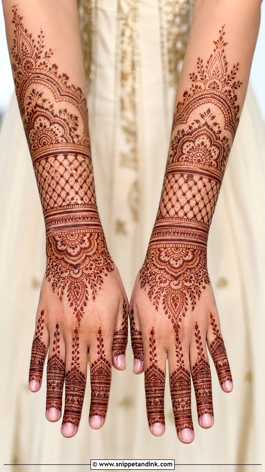 Jaali Dulhan Mehndi Design - Snippet and Ink - 20 Mehndi Dulhan Design Ideas