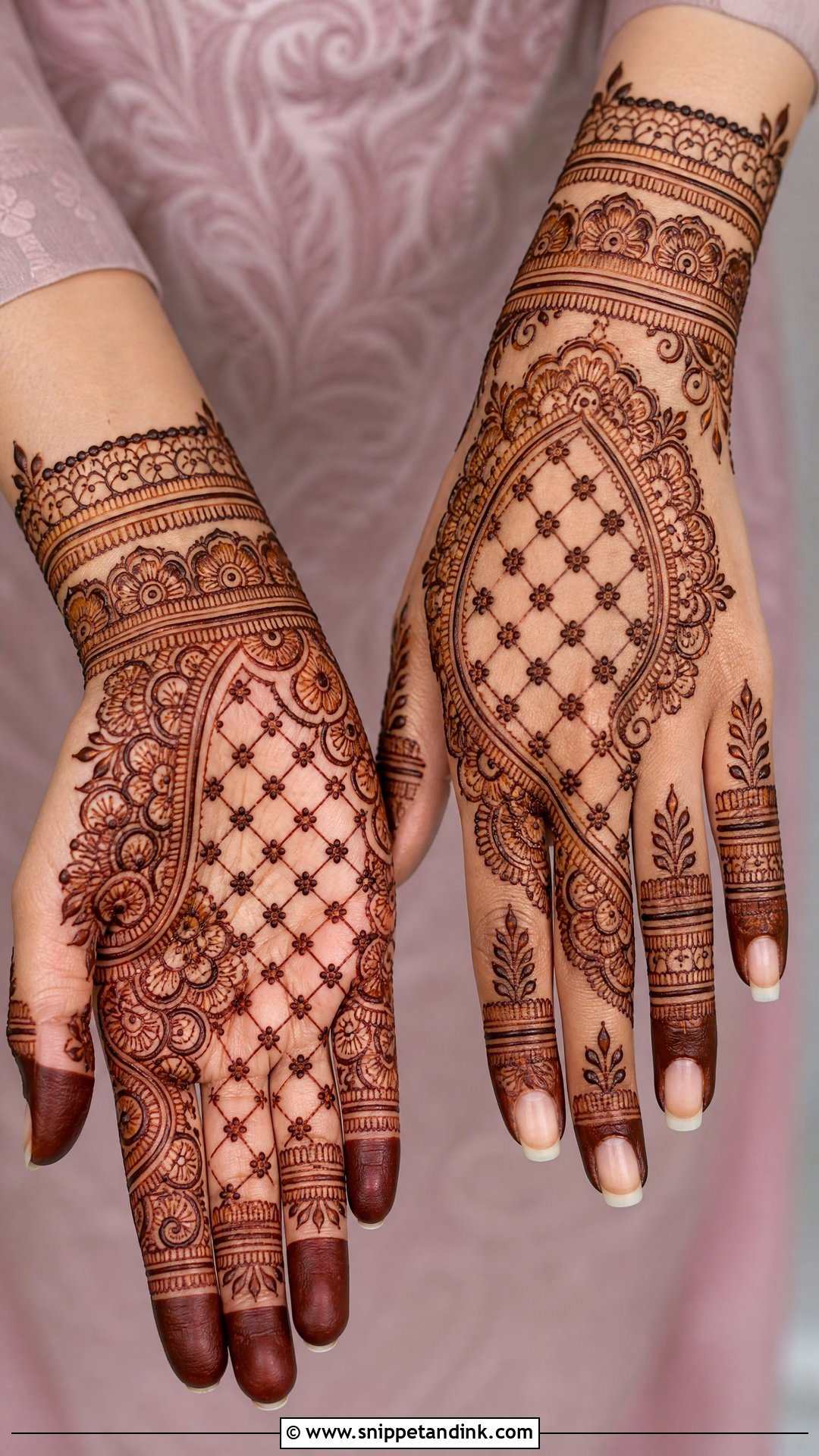 Jaali Engagement Bridal Mehndi Design - Snippet and Ink - 25 Engagement Bridal Mehndi Designs