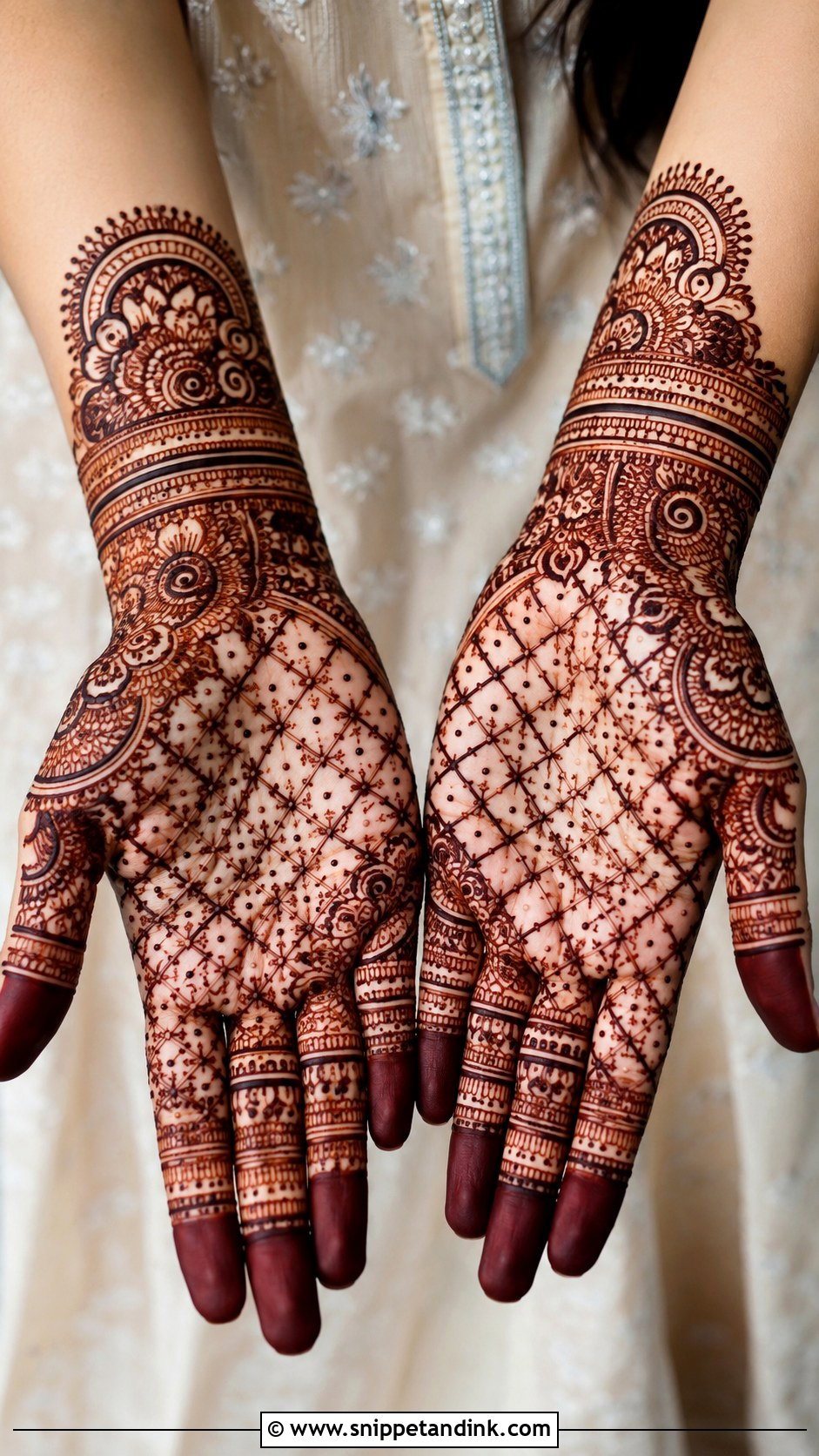 Jaali Front Hand Mehndi Design - Snippet and Ink - 35 Latest Front Hand Mehndi Designs