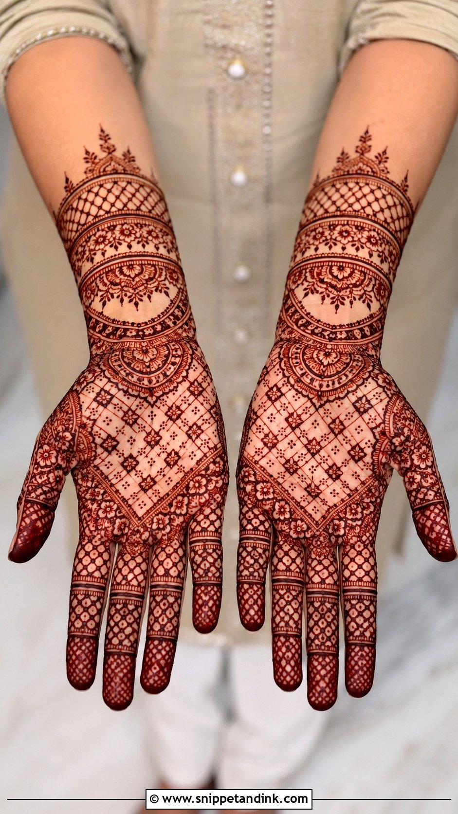 Jaali Front Hand Mehndi Design - Snippet and Ink - 35 Trendy Front Hand Mehndi Designs