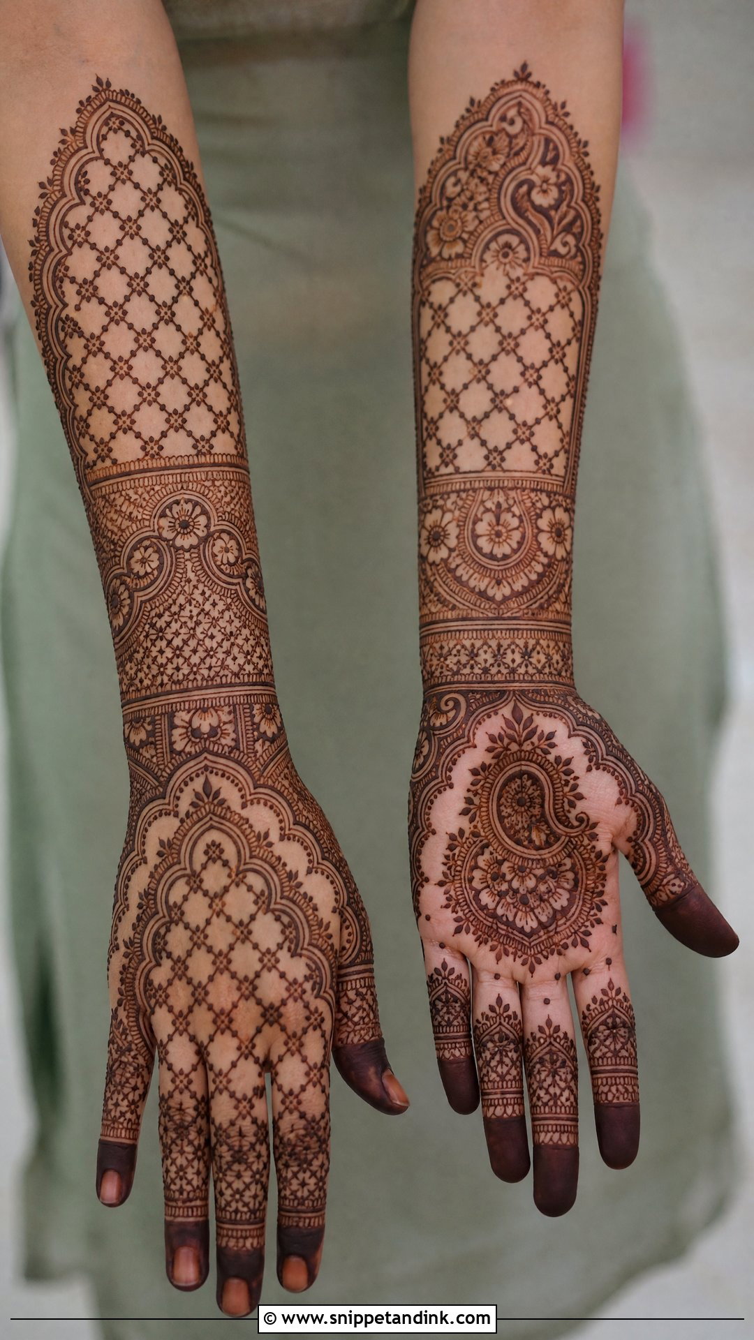 Jaali Full Hand Bridal Mehndi Design - Snippet and Ink - 20 Full Hand Bridal Mehendi Mehndi Design Ideas