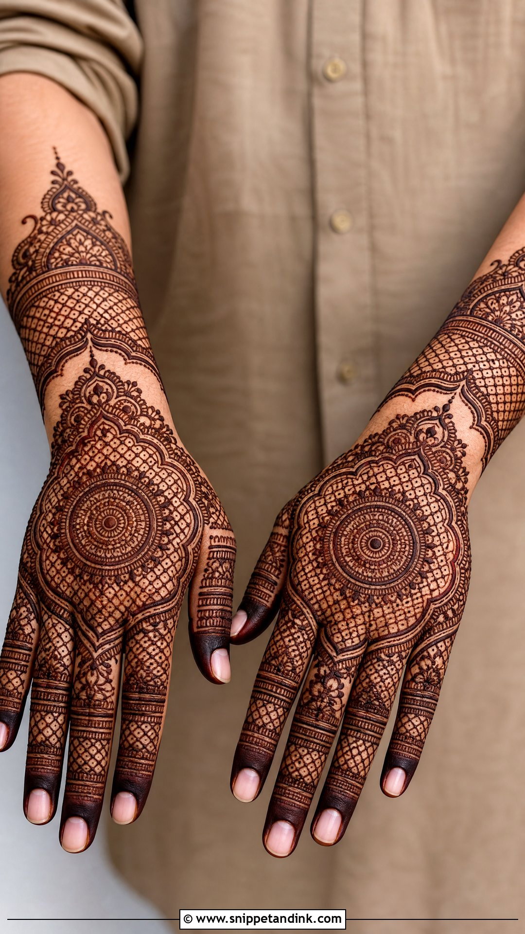 Jaali Groom Mehndi Design - Snippet and Ink - 25 Mehndi Design for Groom Hand Ideas