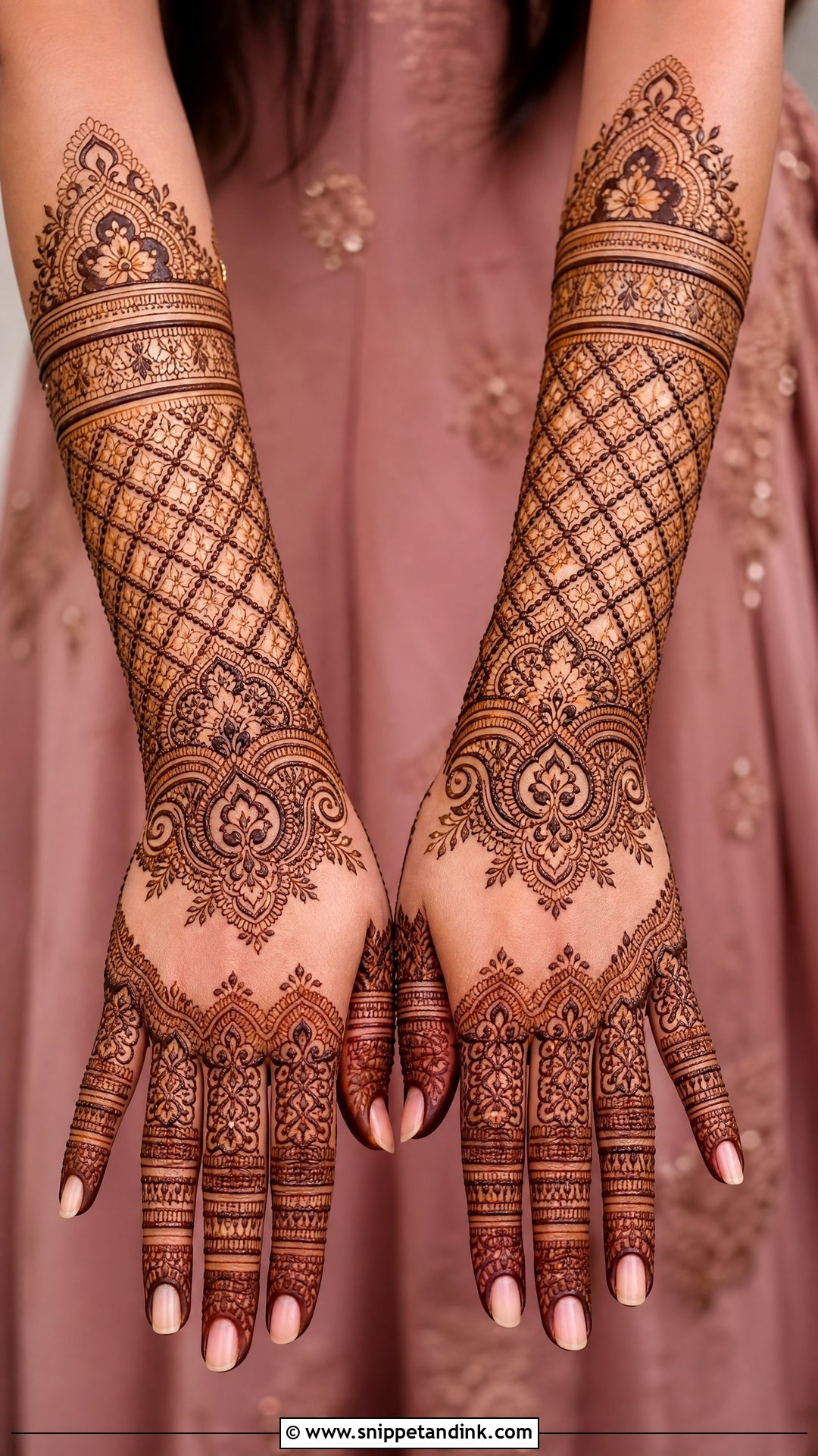 Jaali Heavy Bridal Mehndi Design - Snippet and Ink - 20 Heavy Bridal Mehndi Designs