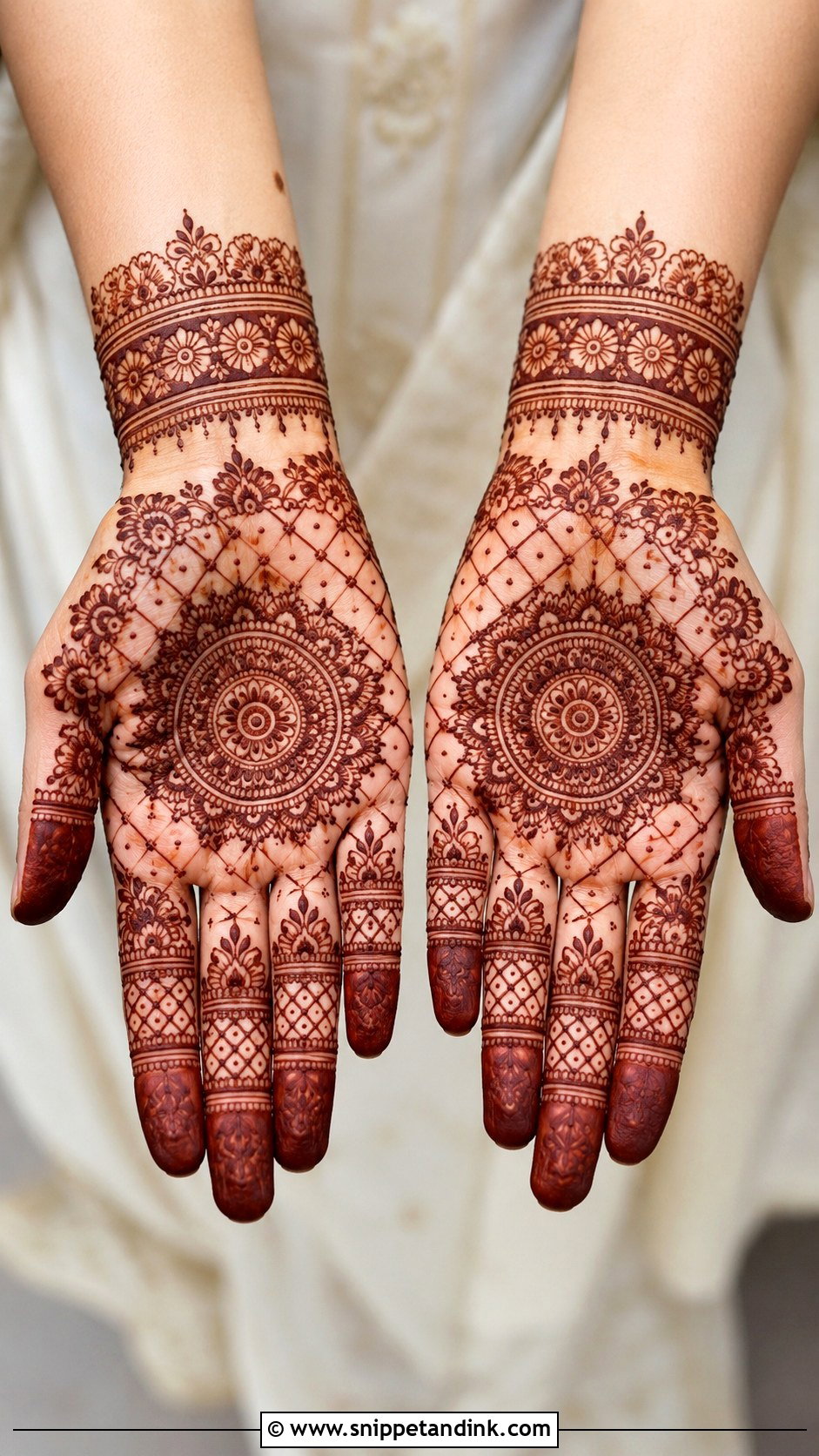 Jaali Mandala Mehndi Design - Snippet and Ink - 35 Mandala Mehndi Design Ideas