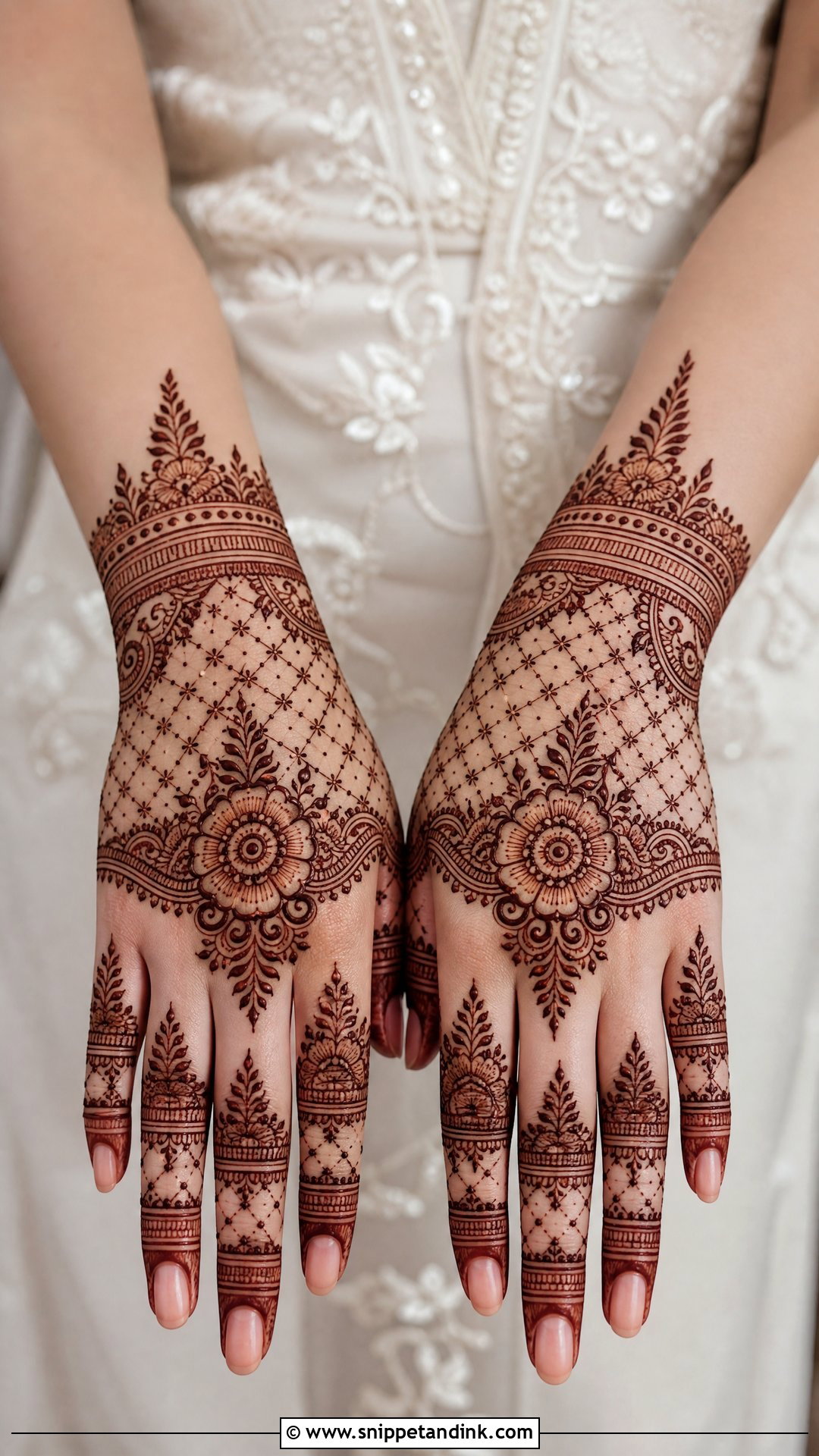 Jaali Mehndi Design - Snippet and Ink - 35 Mehndi Designs