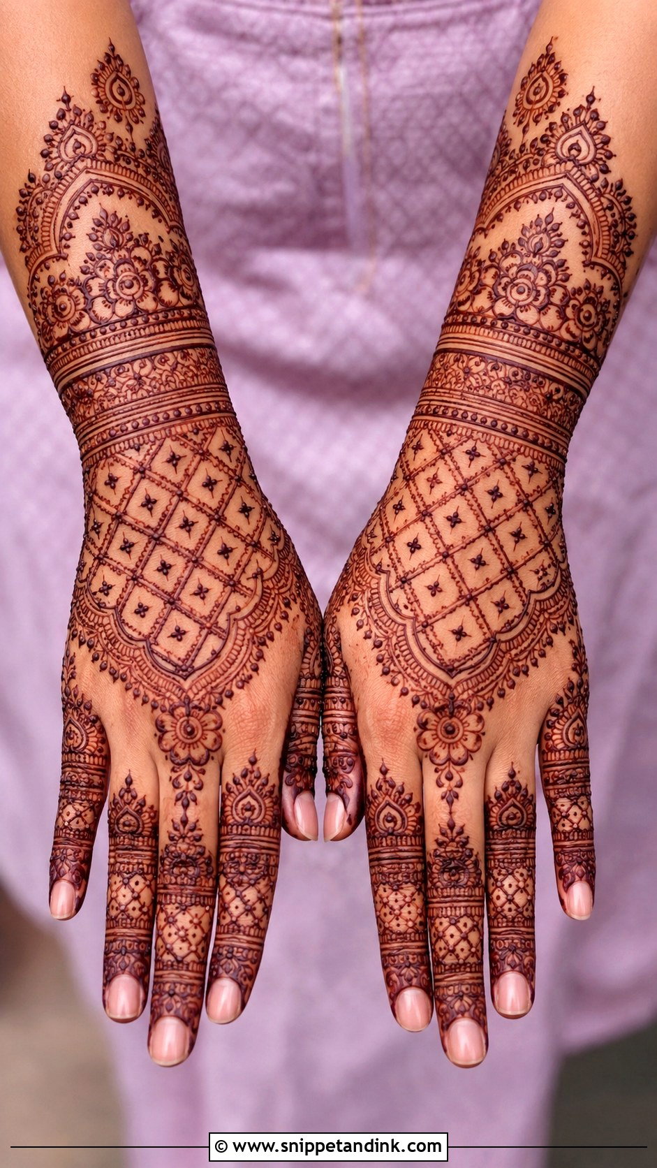 Jaali Mehndi Design - Snippet and Ink - 35 Trending Mehndi Designs